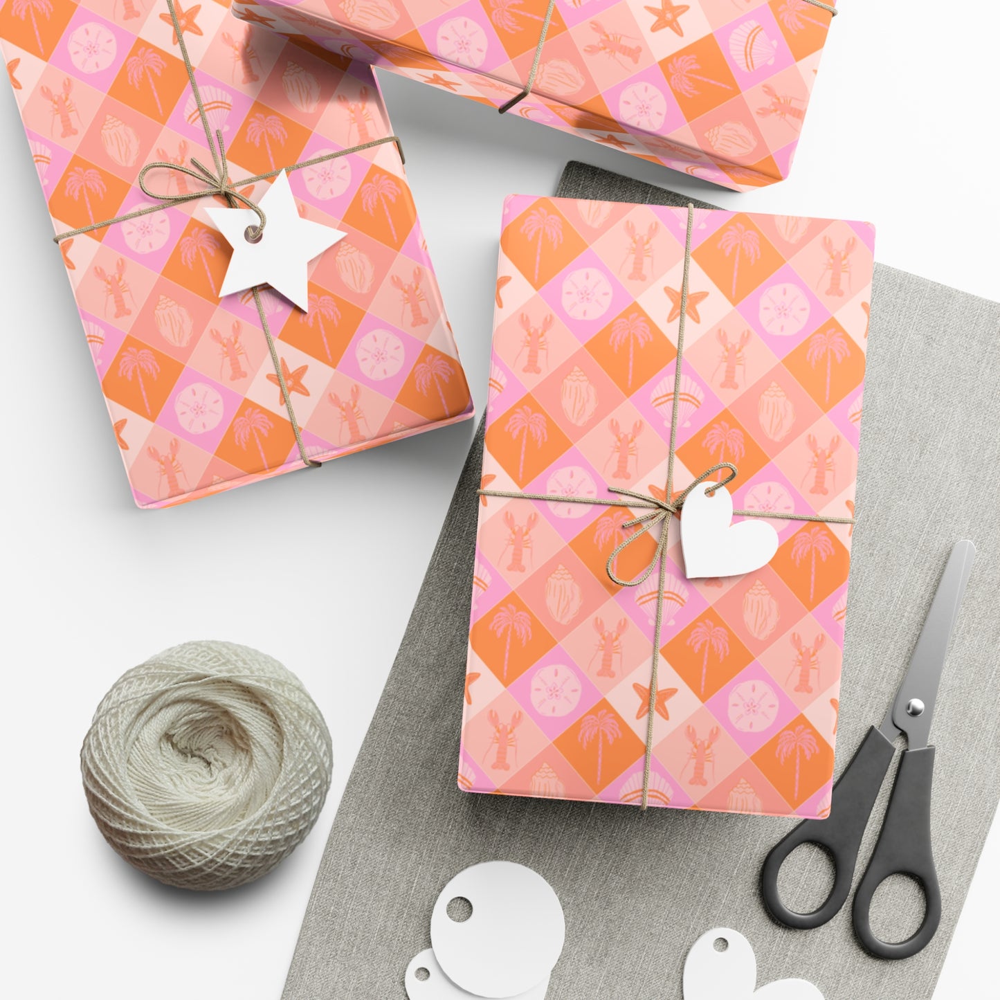 Bright Beach Pattern Gift Wrap