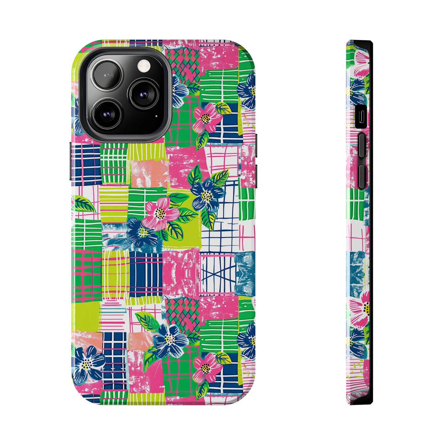 Tropical Madras Tough Phone Case