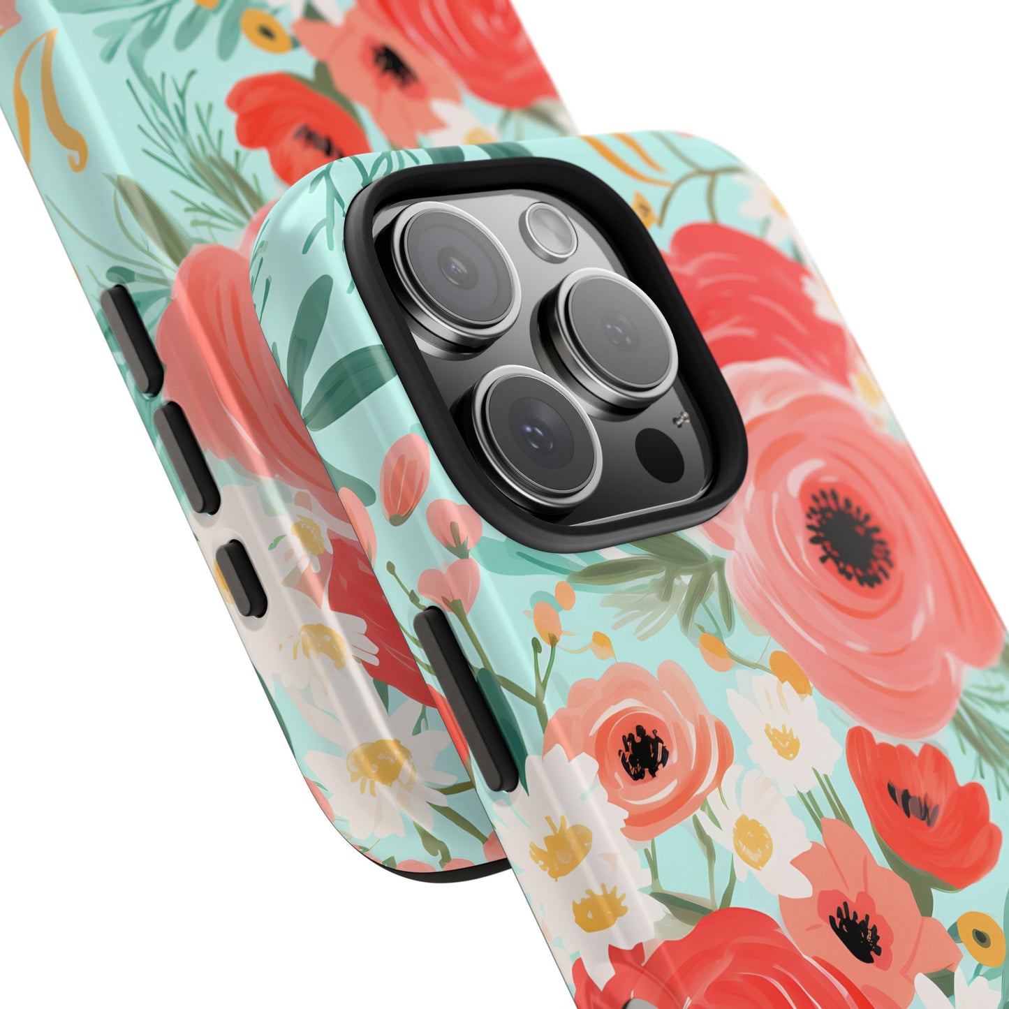Coral FloralTough Phone Case