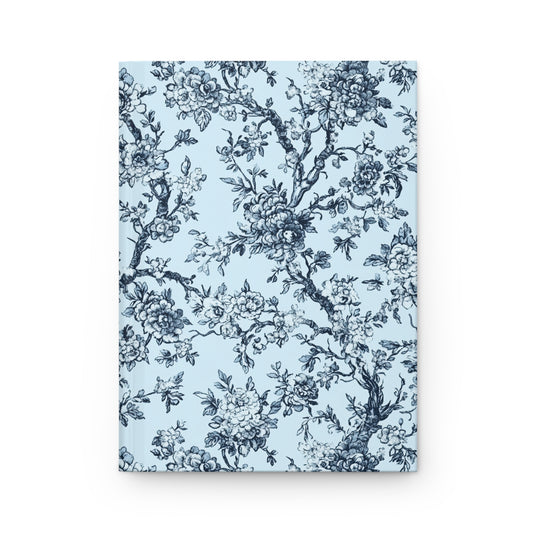 Blue Toile Hardcover Journal