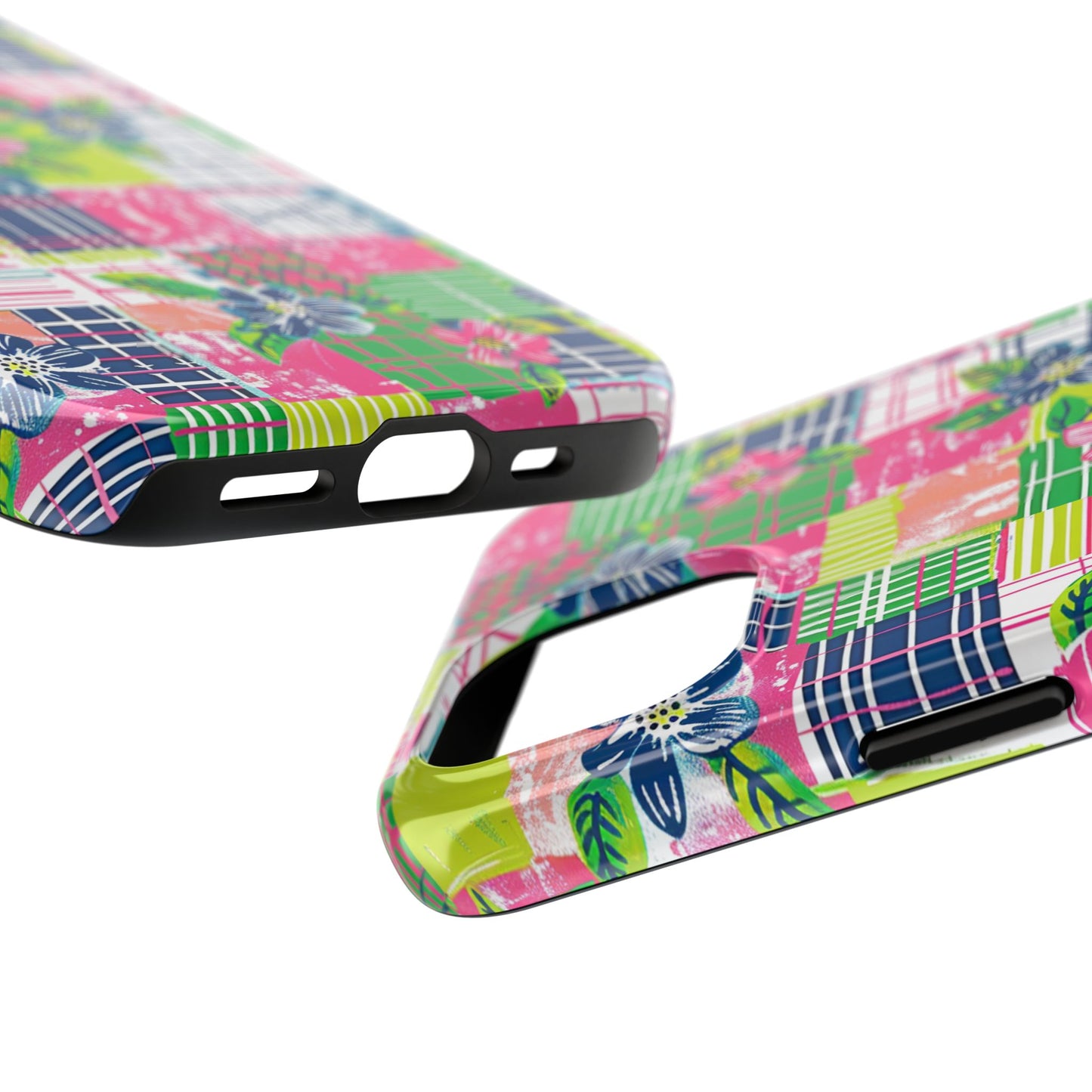 Tropical Madras Tough Phone Case