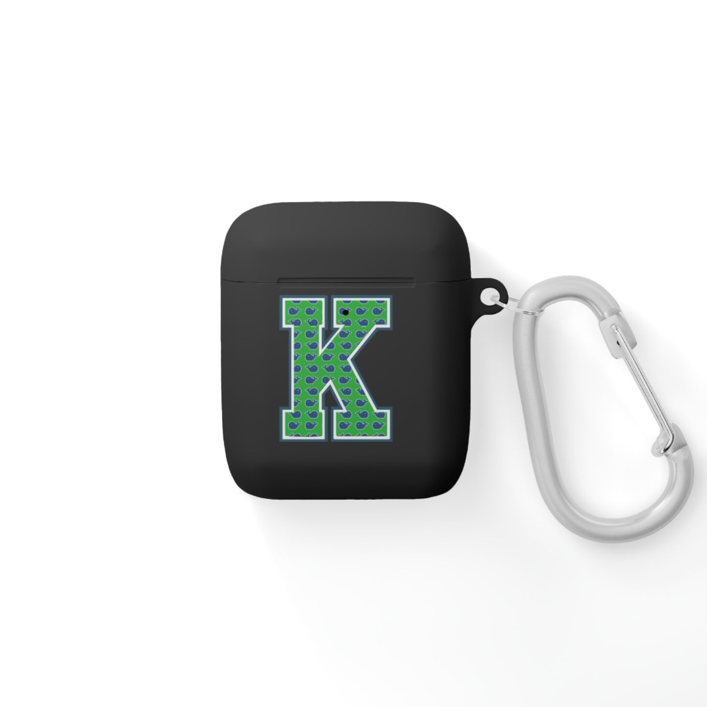 Preppy Letter K AirPods Case Cover