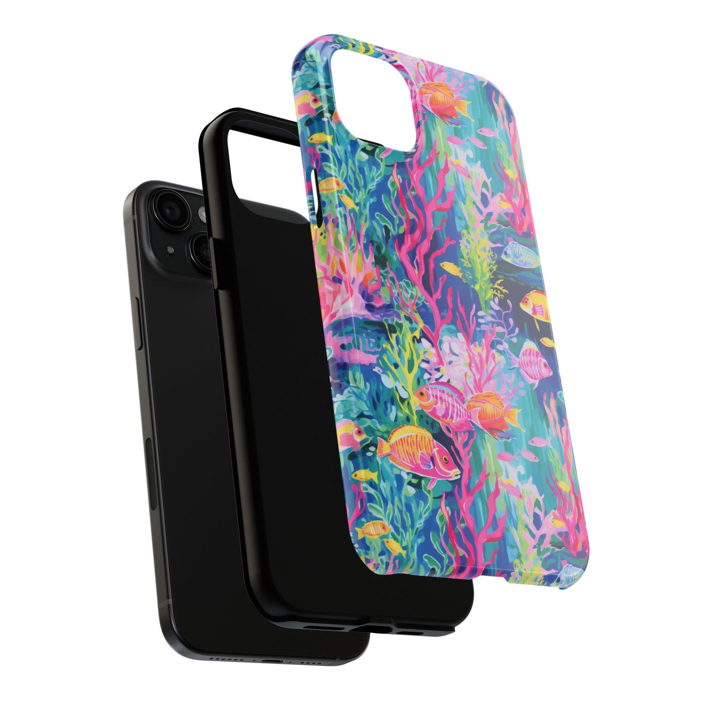 Watercolor Fish Tough Phone Case
