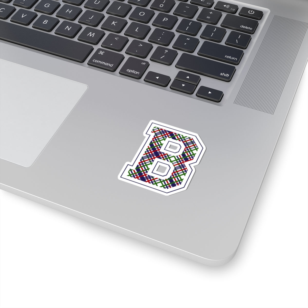Equestrian Letter B Kiss Cut Sticker