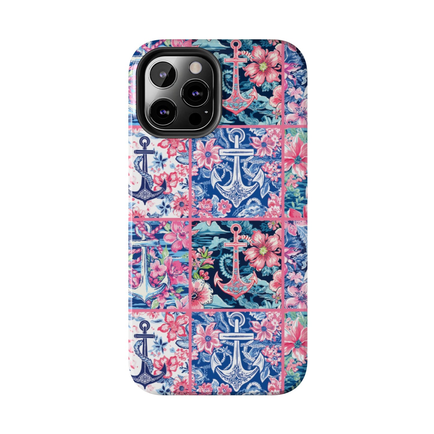 Floral Anchors Tough Phone Case