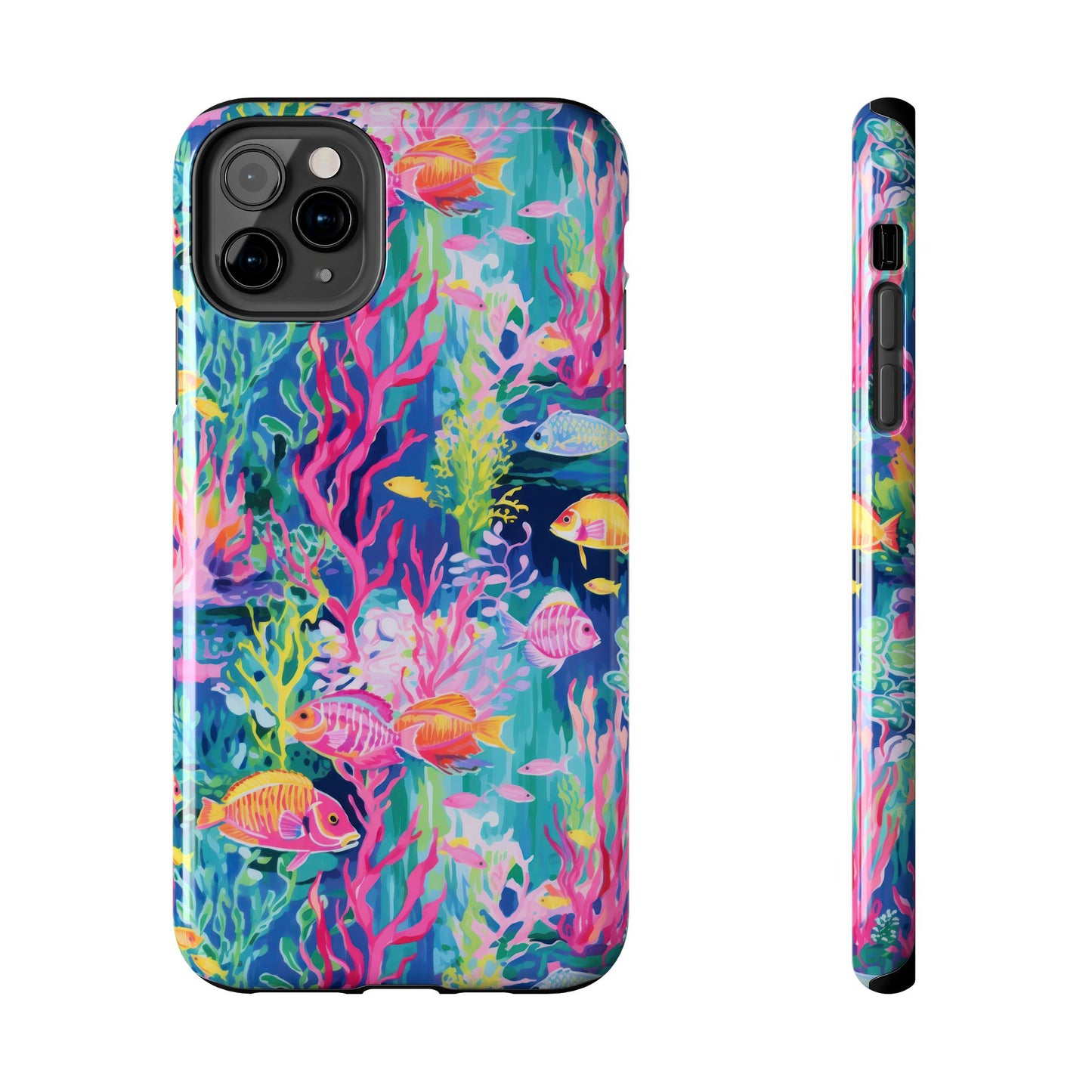 Watercolor Fish Tough Phone Case