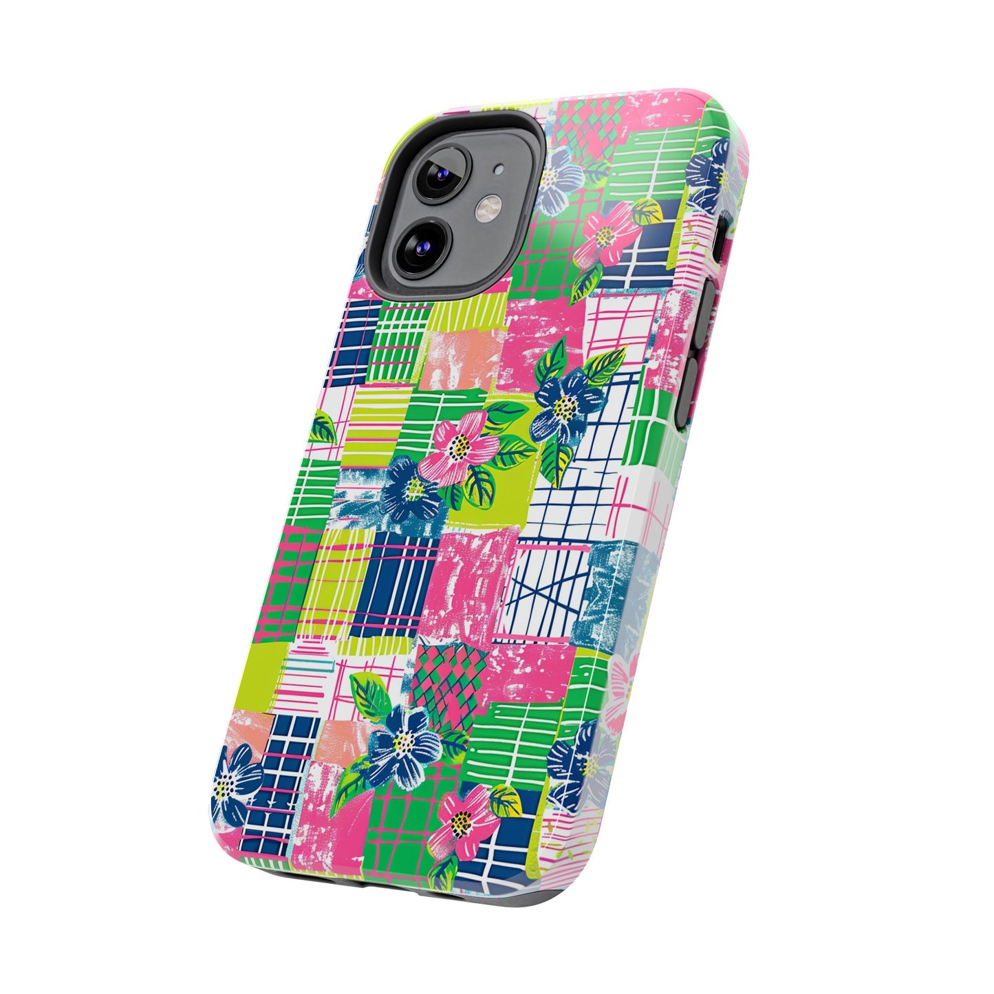 Tropical Madras Tough Phone Case