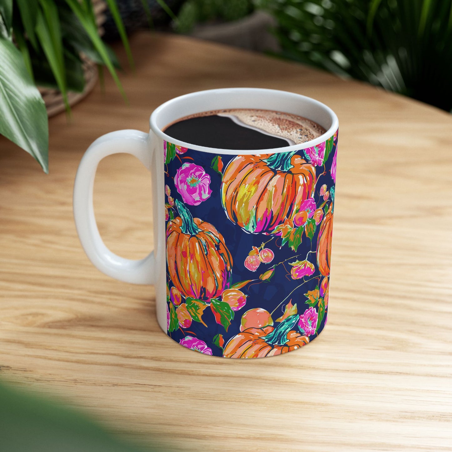 Fall Pumpkins Ceramic Mug