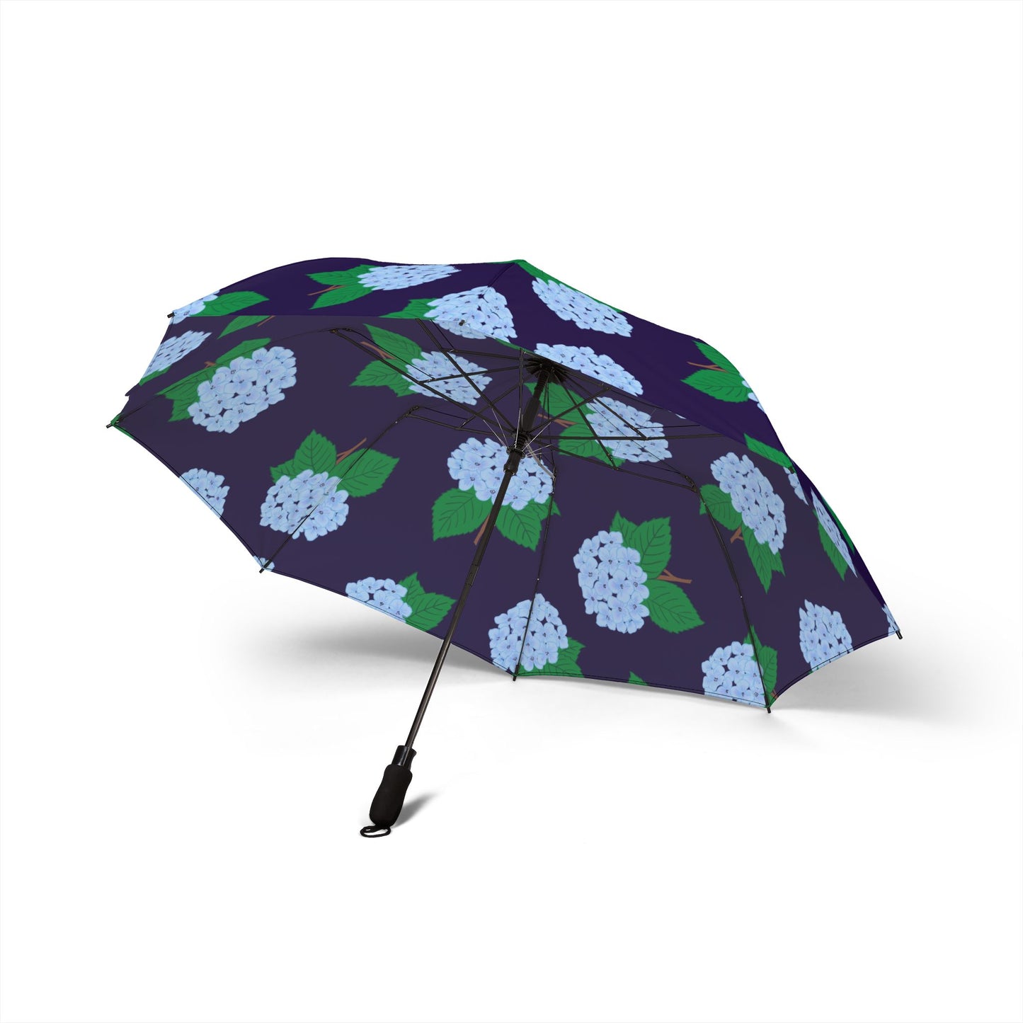Hydrangea Semi-Automatic Foldable Umbrella