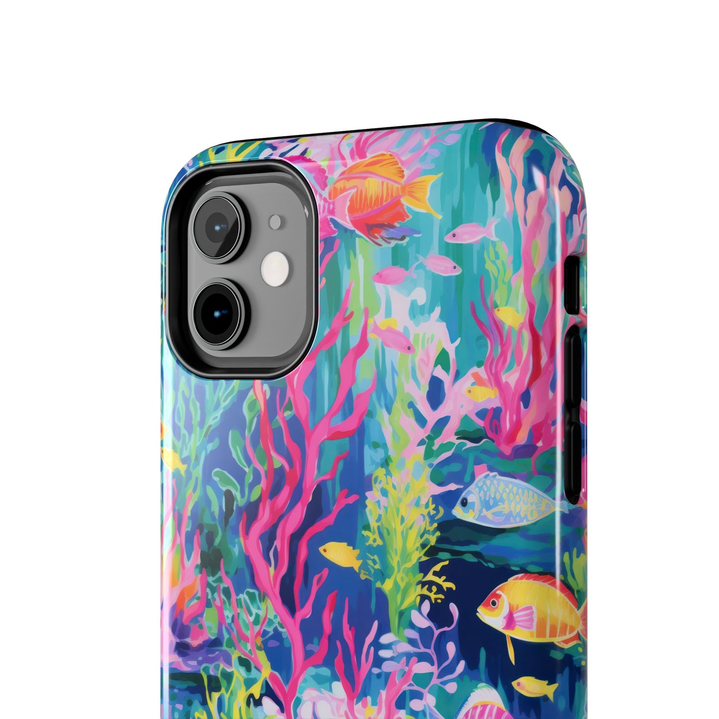 Watercolor Fish Tough Phone Case