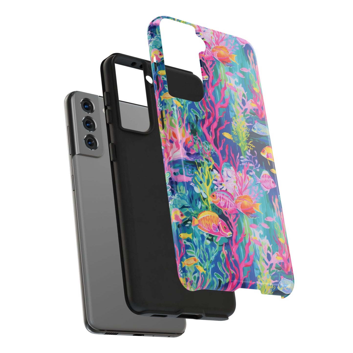 Watercolor Fish Tough Phone Case