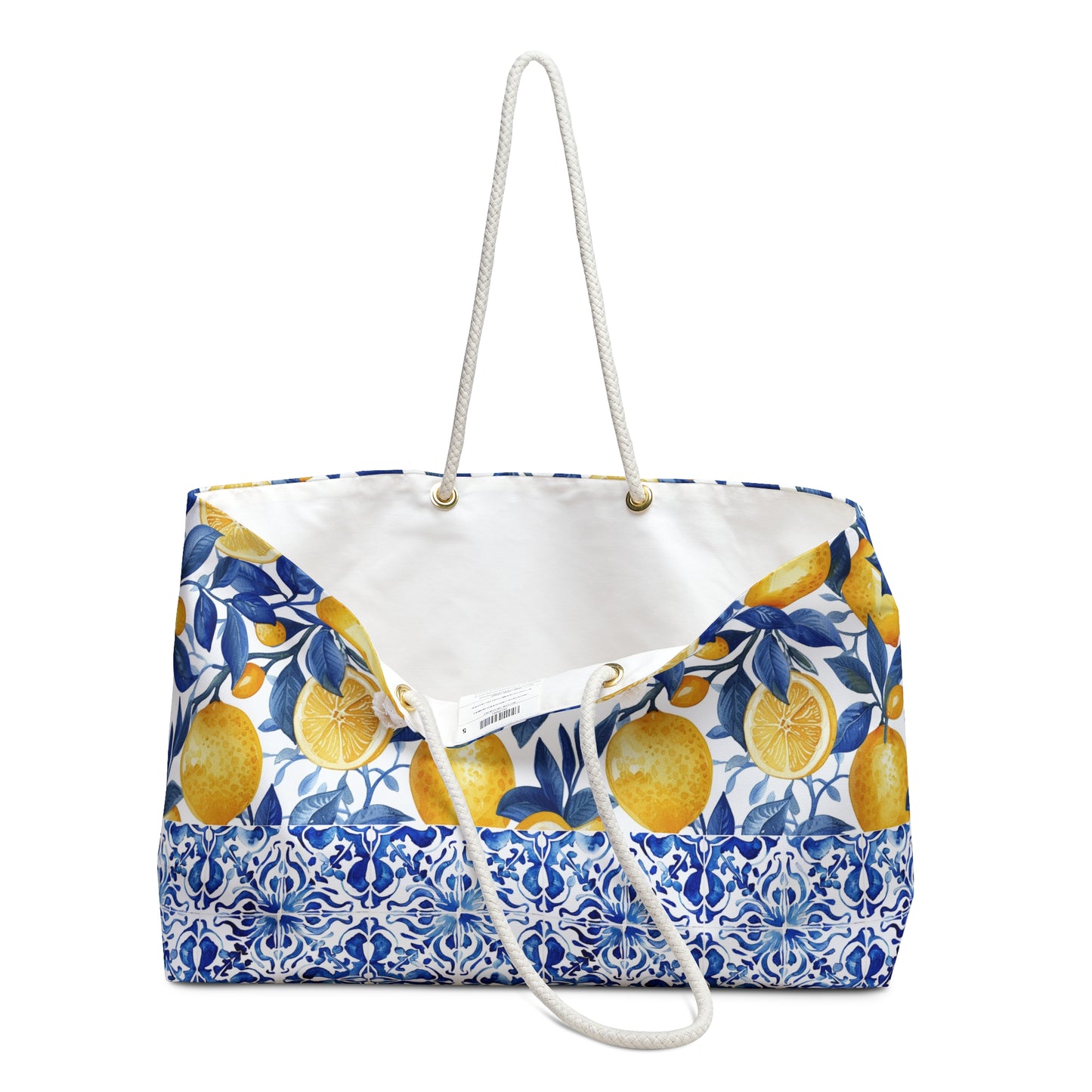 Lemons & Tiles Weekender Bag