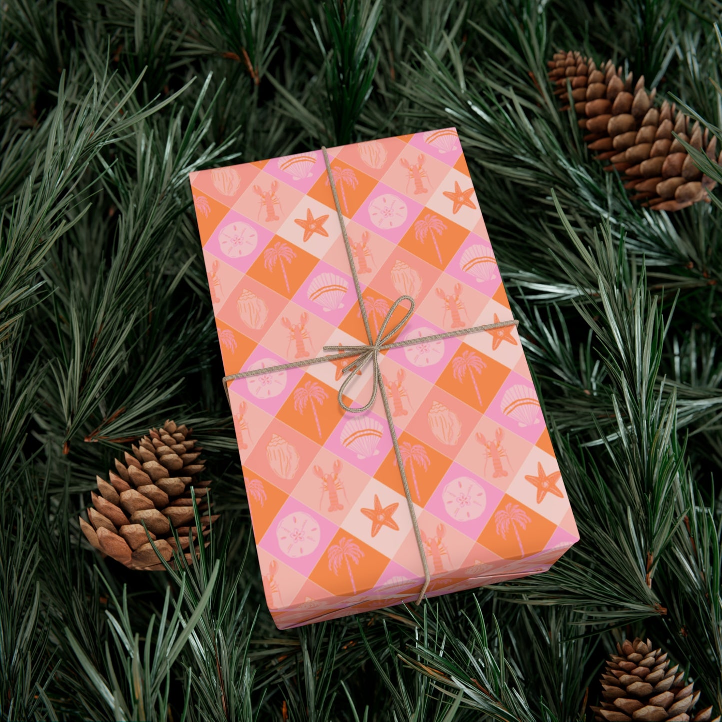 Bright Beach Pattern Gift Wrap