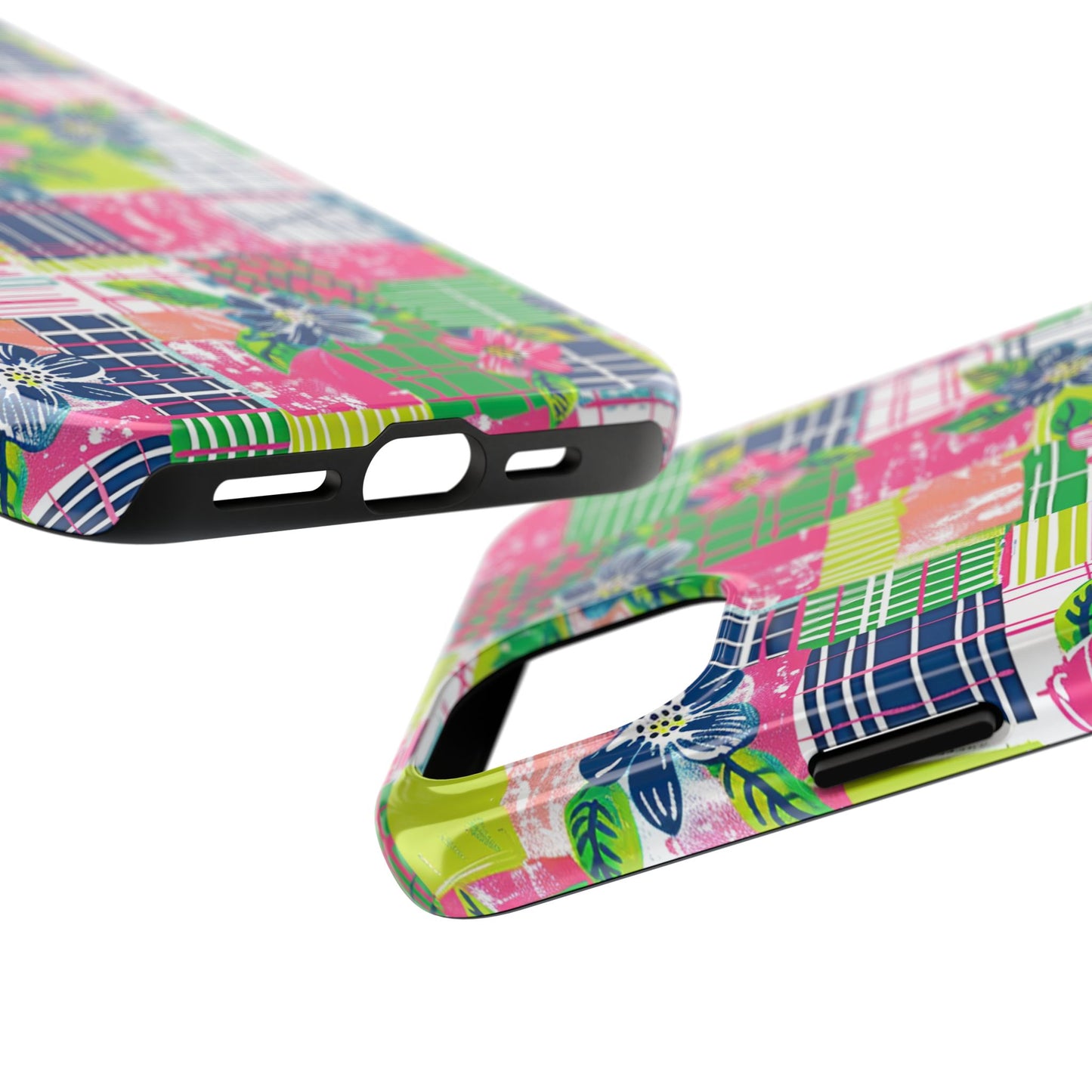 Tropical Madras Tough Phone Case