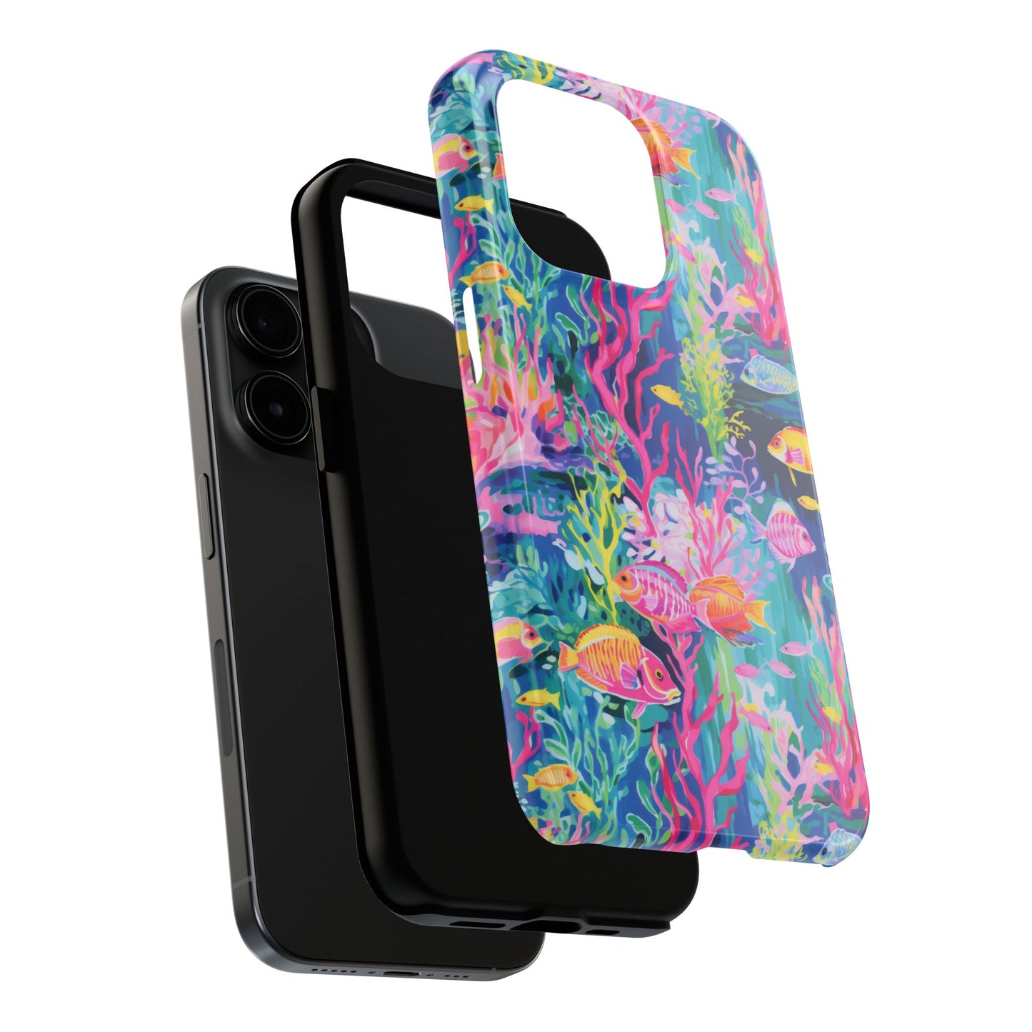 Watercolor Fish Tough Phone Case