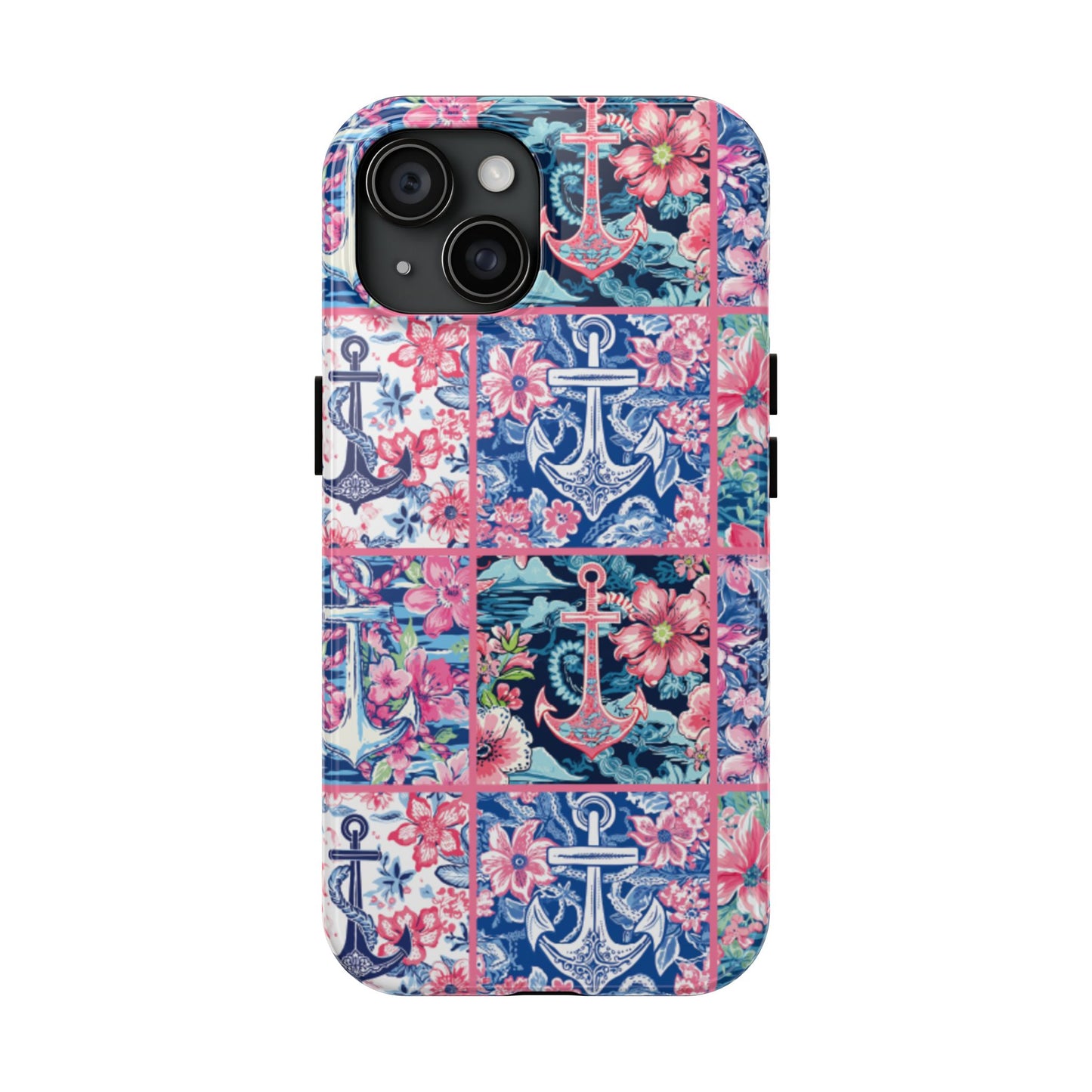 Floral Anchors Tough Phone Case