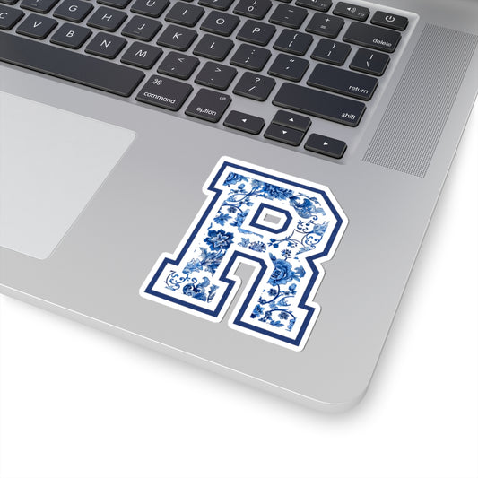 Chinoiserie Letter R Kiss Cut Sticker