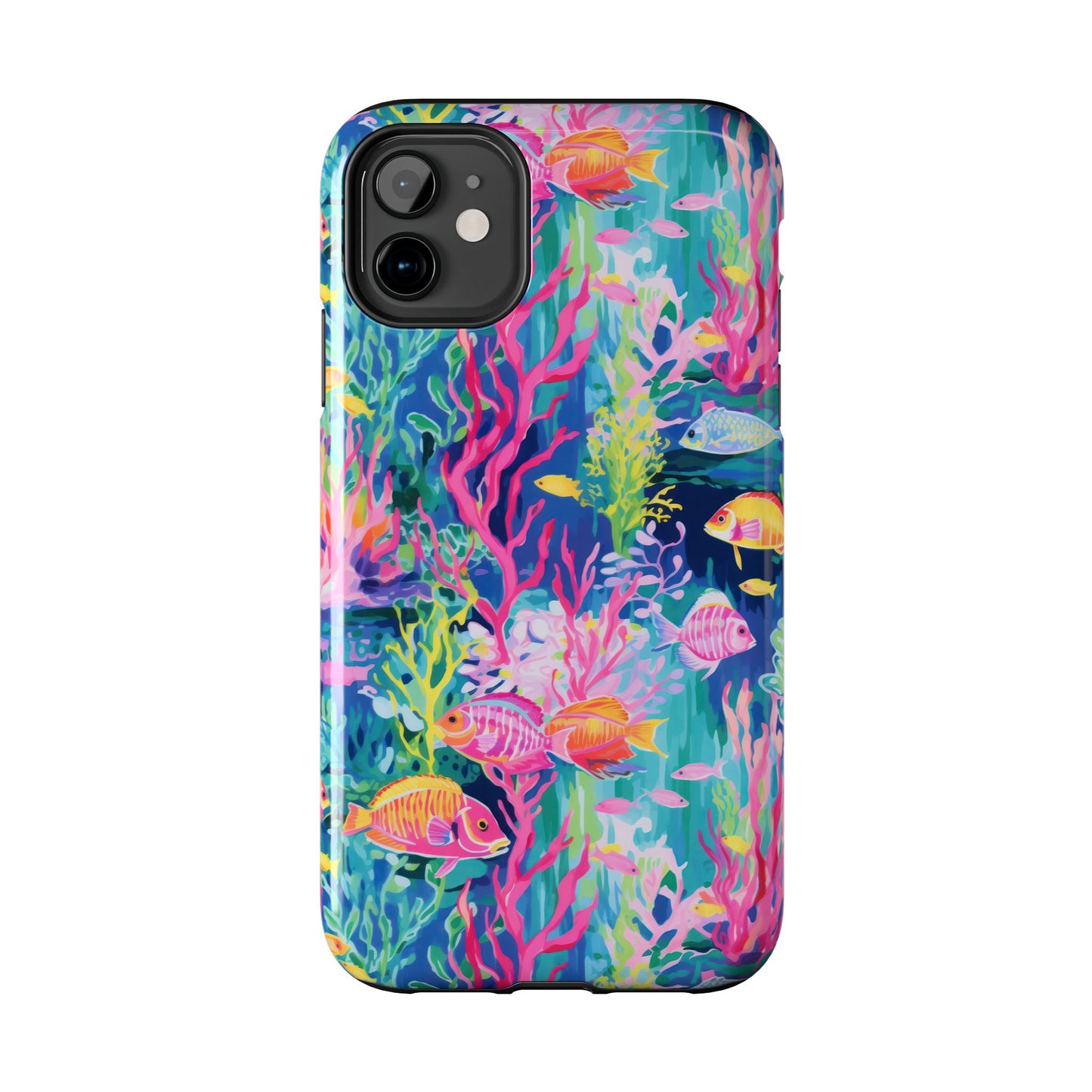 Watercolor Fish Tough Phone Case