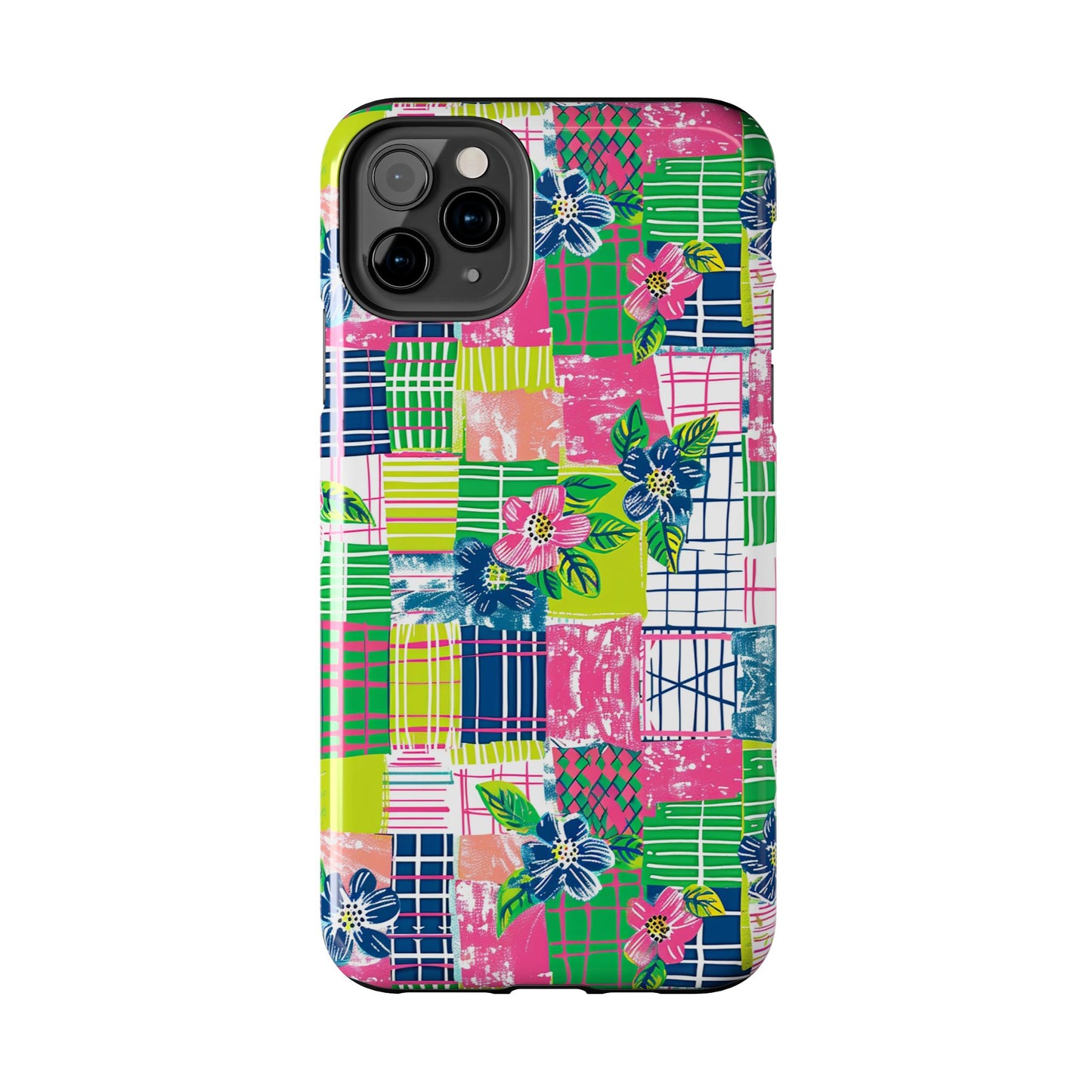 Tropical Madras Tough Phone Case