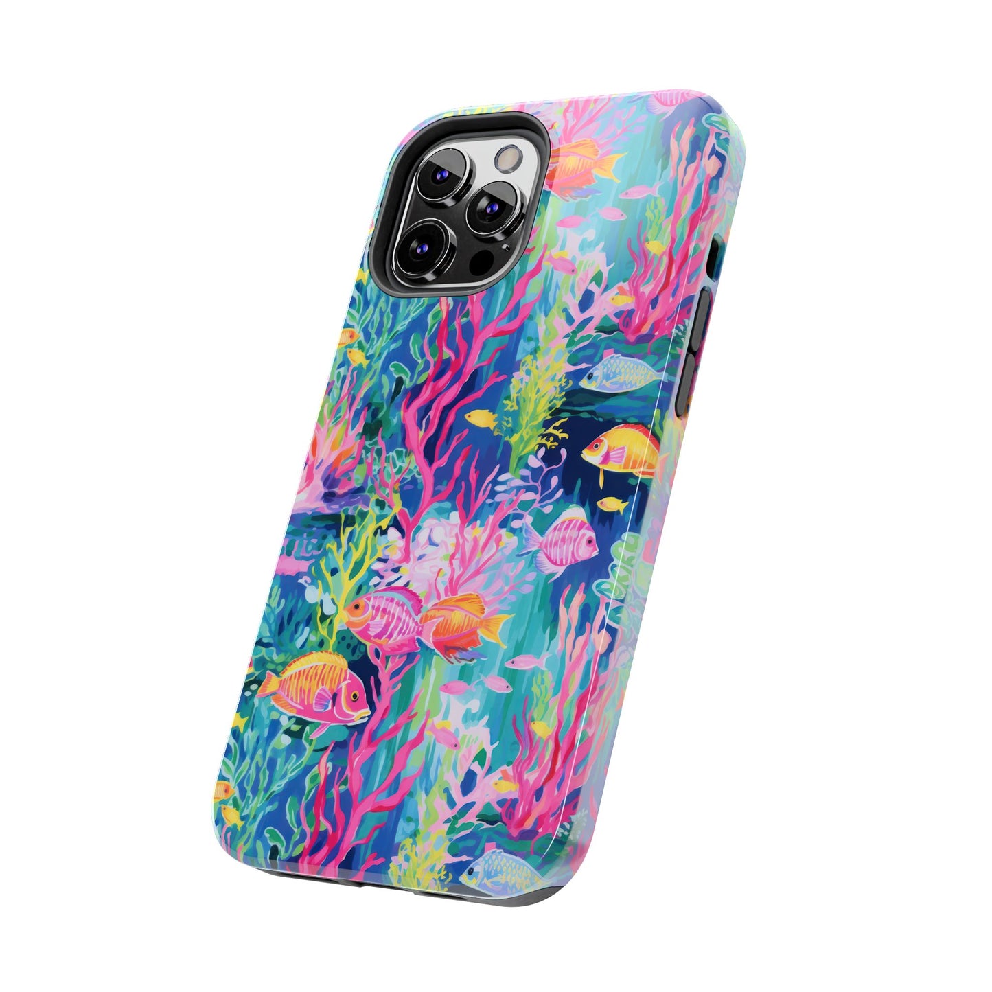 Watercolor Fish Tough Phone Case