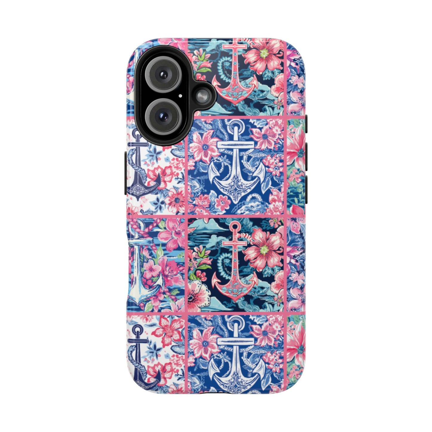 Floral Anchors Tough Phone Case