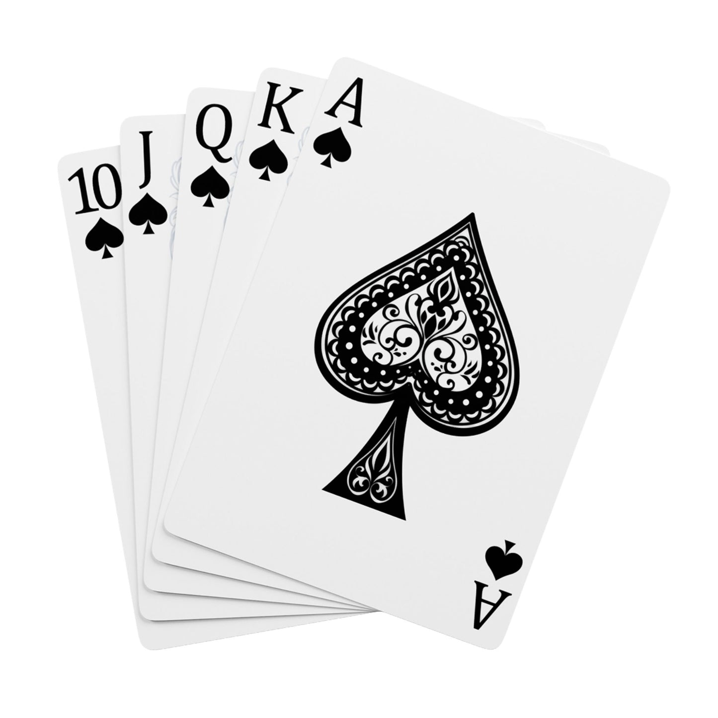 Blue Toile Playing Cards