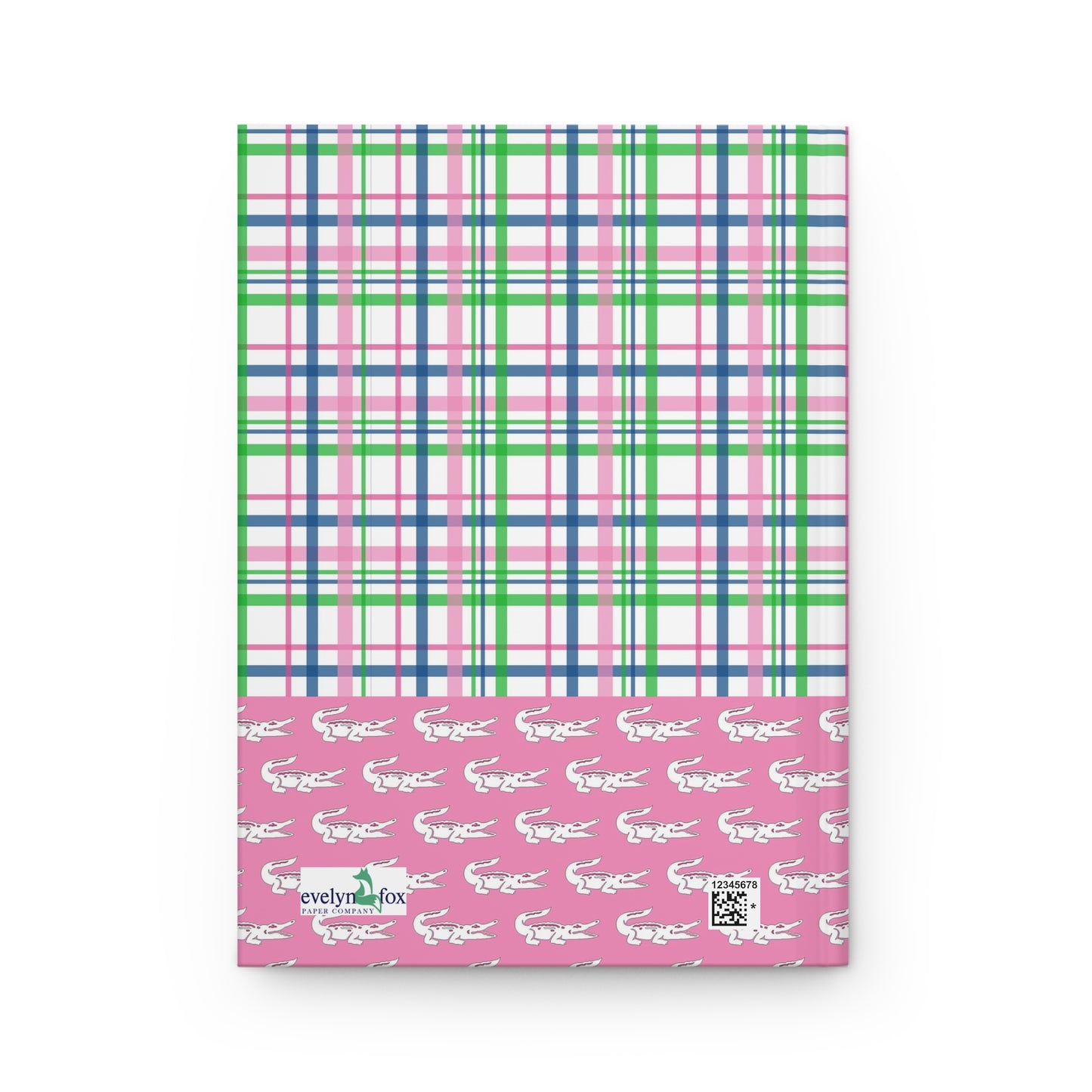 Gator Plaid Hardcover Journal