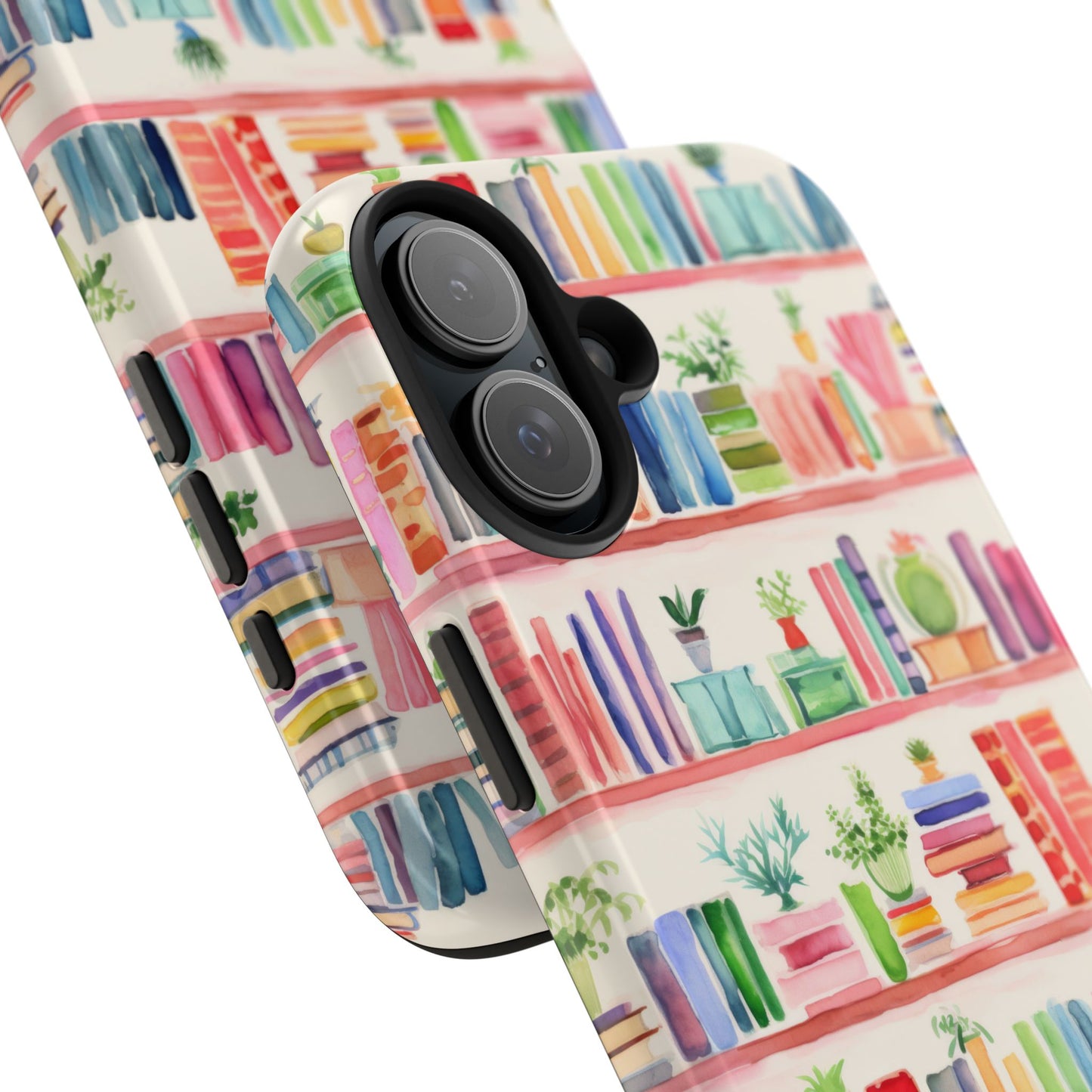 Colorful Bookshelf Tough Phone Cases