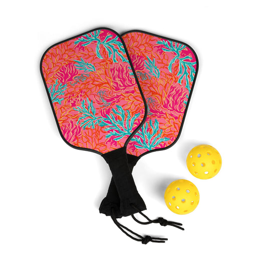 Coral Pickleball Paddle Set