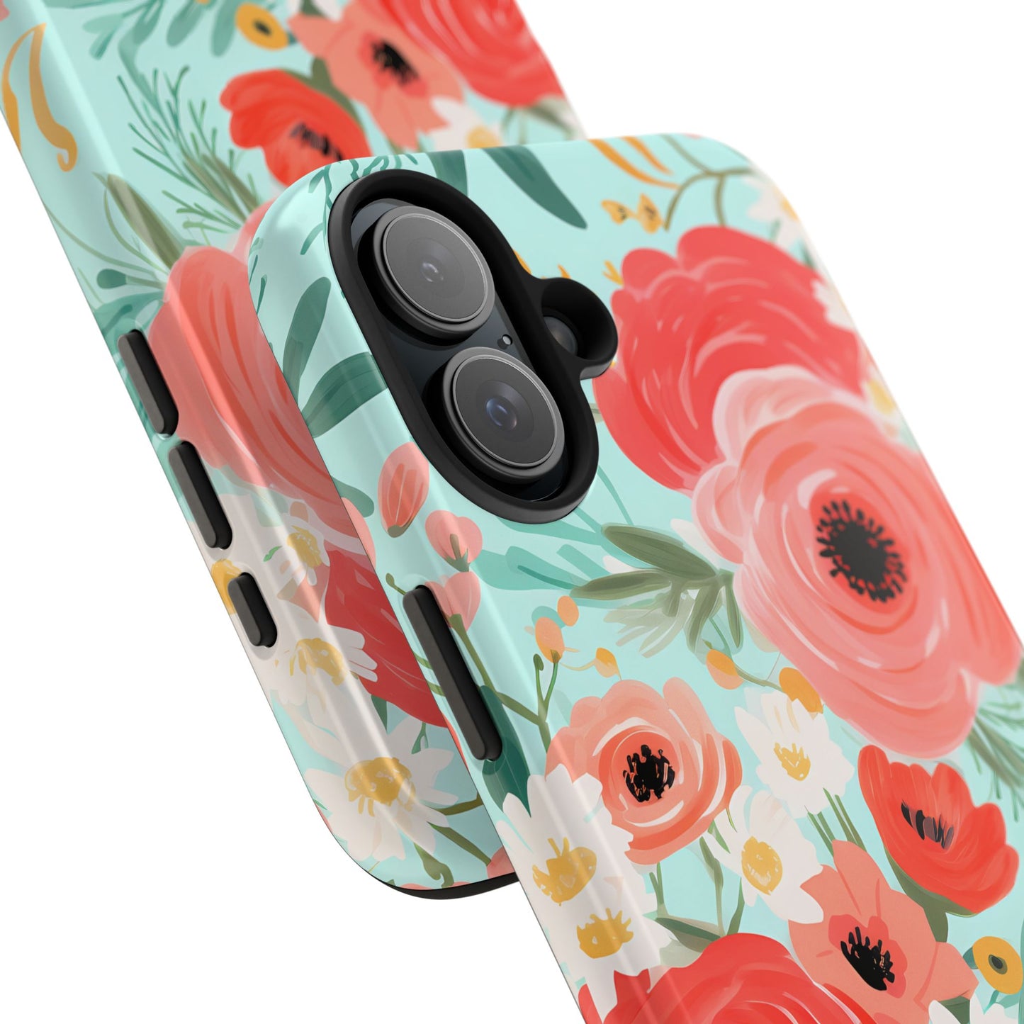 Coral FloralTough Phone Case