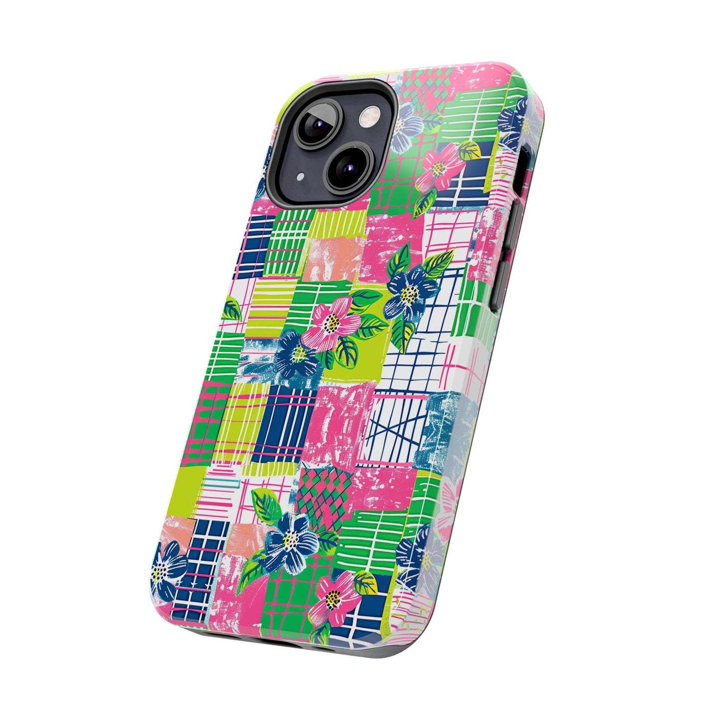 Tropical Madras Tough Phone Case