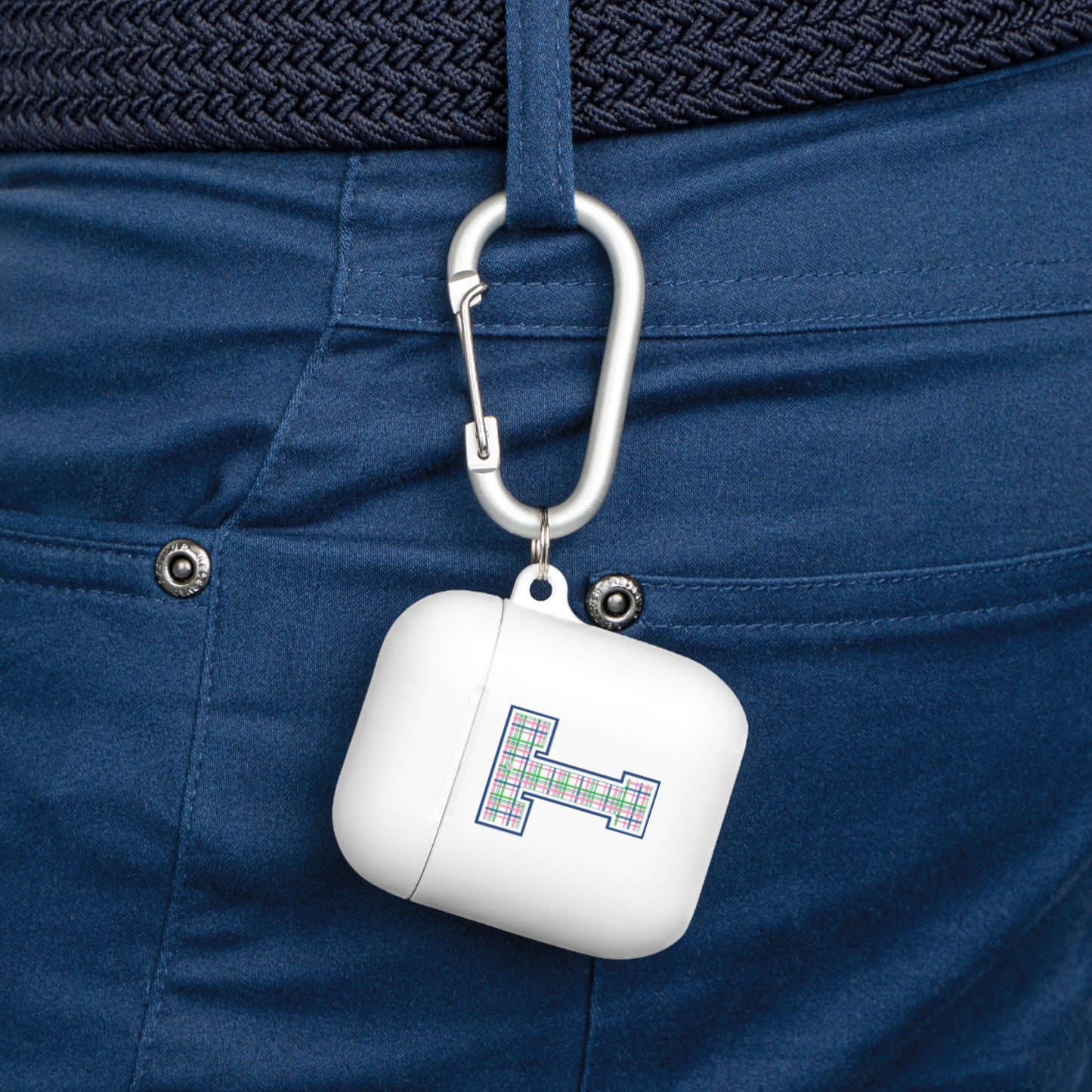 Preppy Letter T AirPods Case Cover