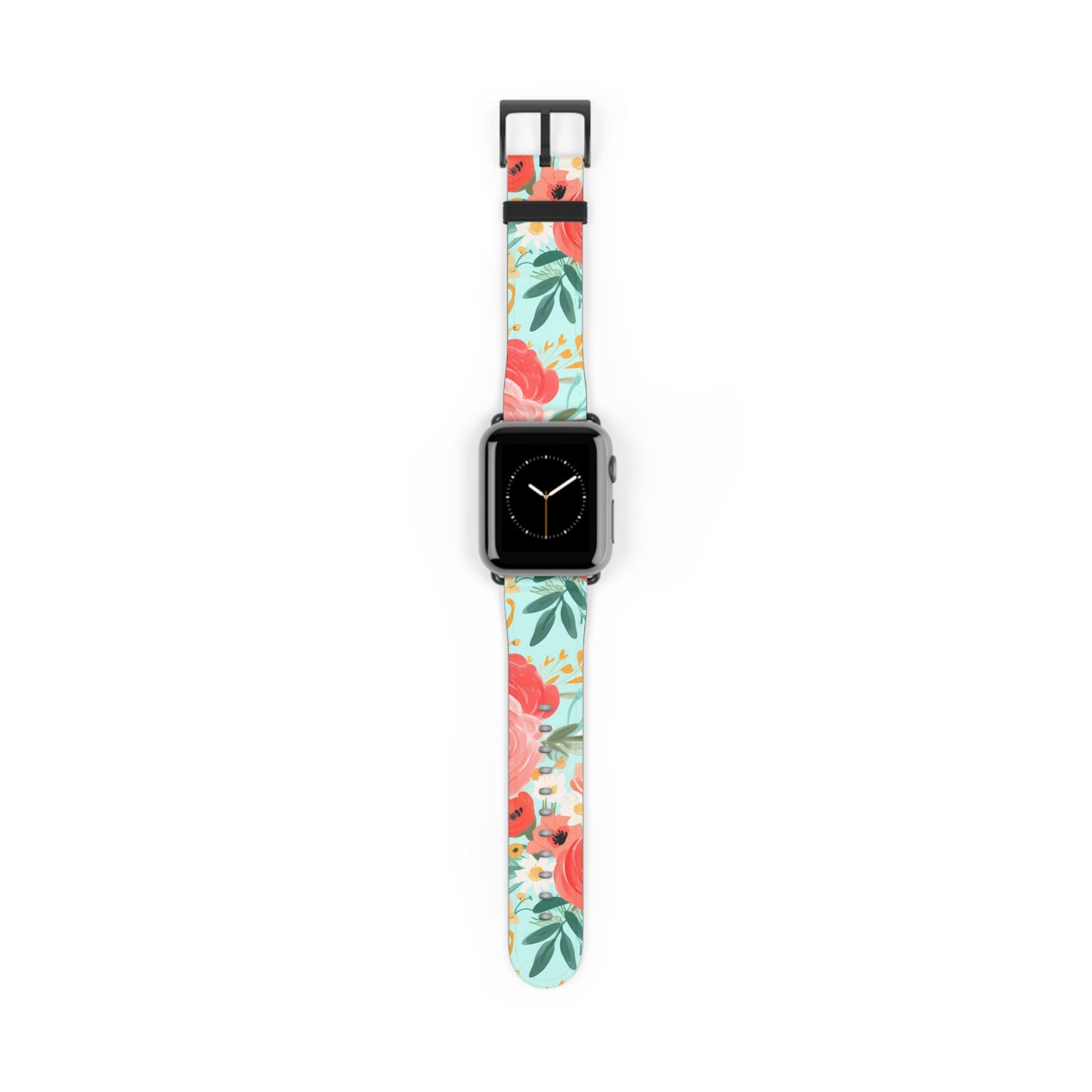 Coral Floral Watch Band