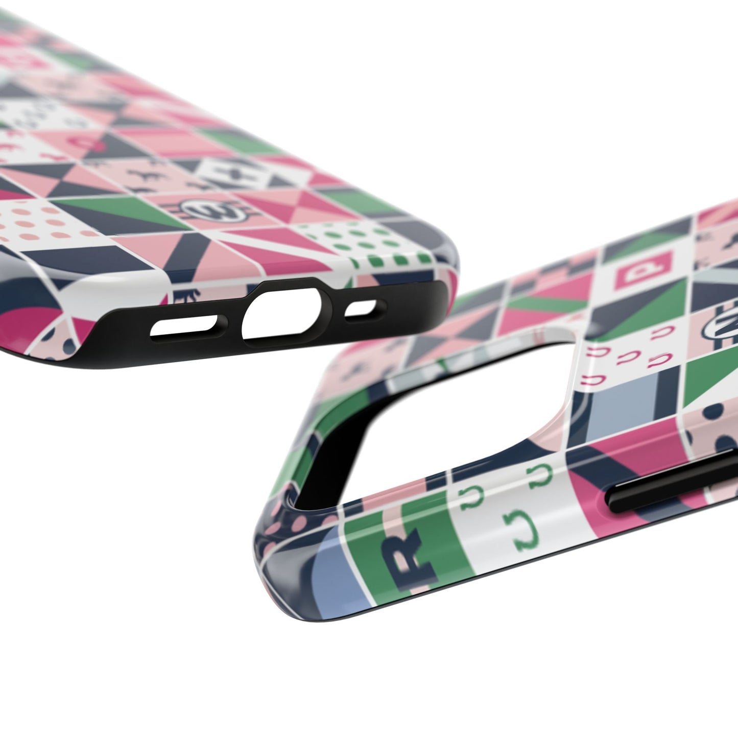 Equestrian Patchwork Tough Phone Case