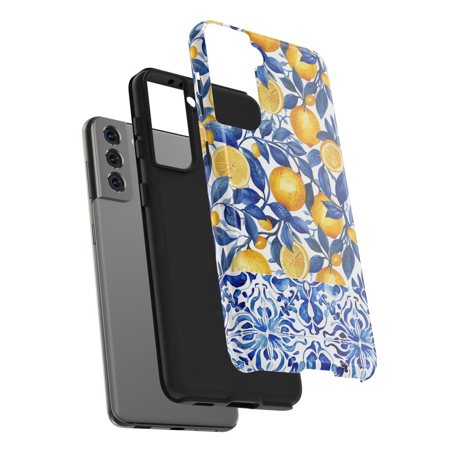 Lemons & Tiles Tough Phone Case