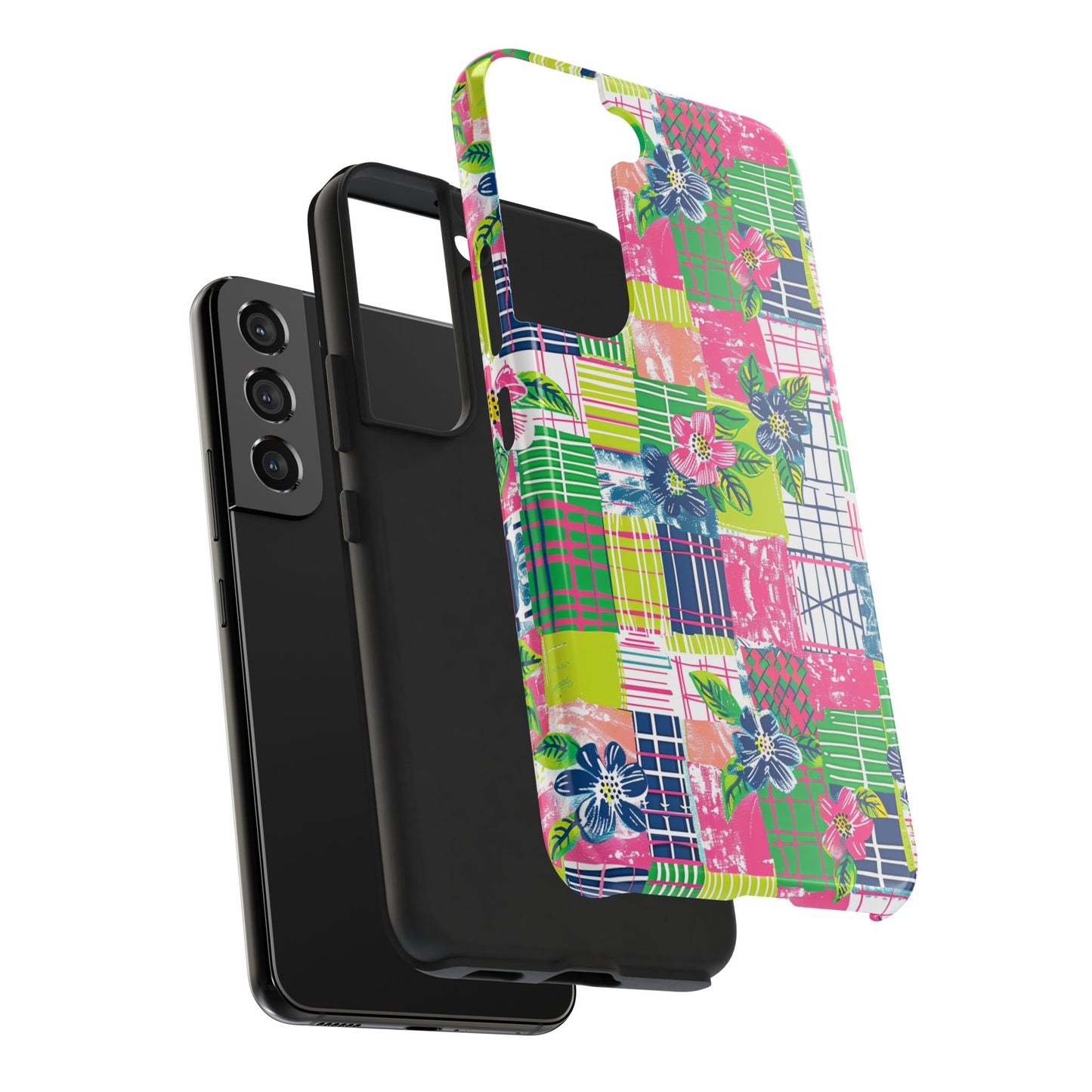Tropical Madras Tough Phone Case
