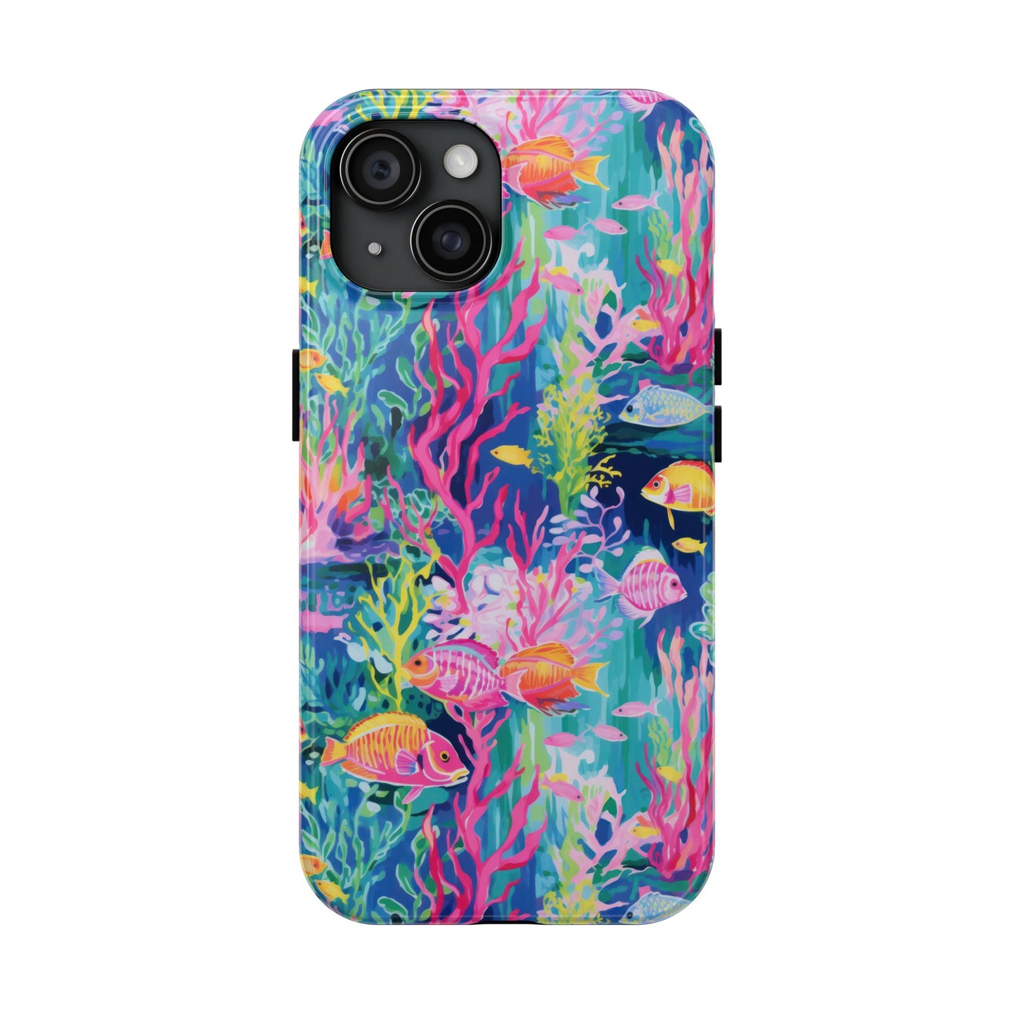 Watercolor Fish Tough Phone Case