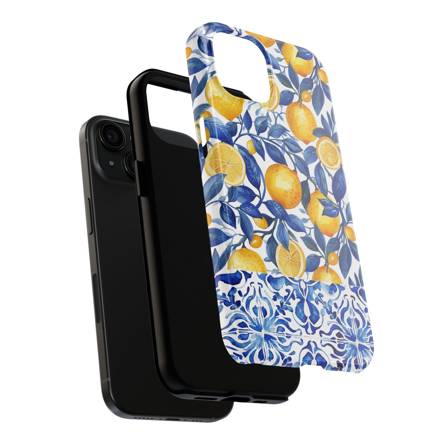 Lemons & Tiles Tough Phone Case