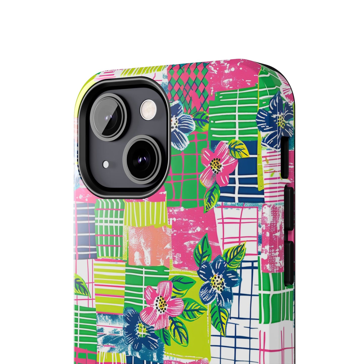 Tropical Madras Tough Phone Case