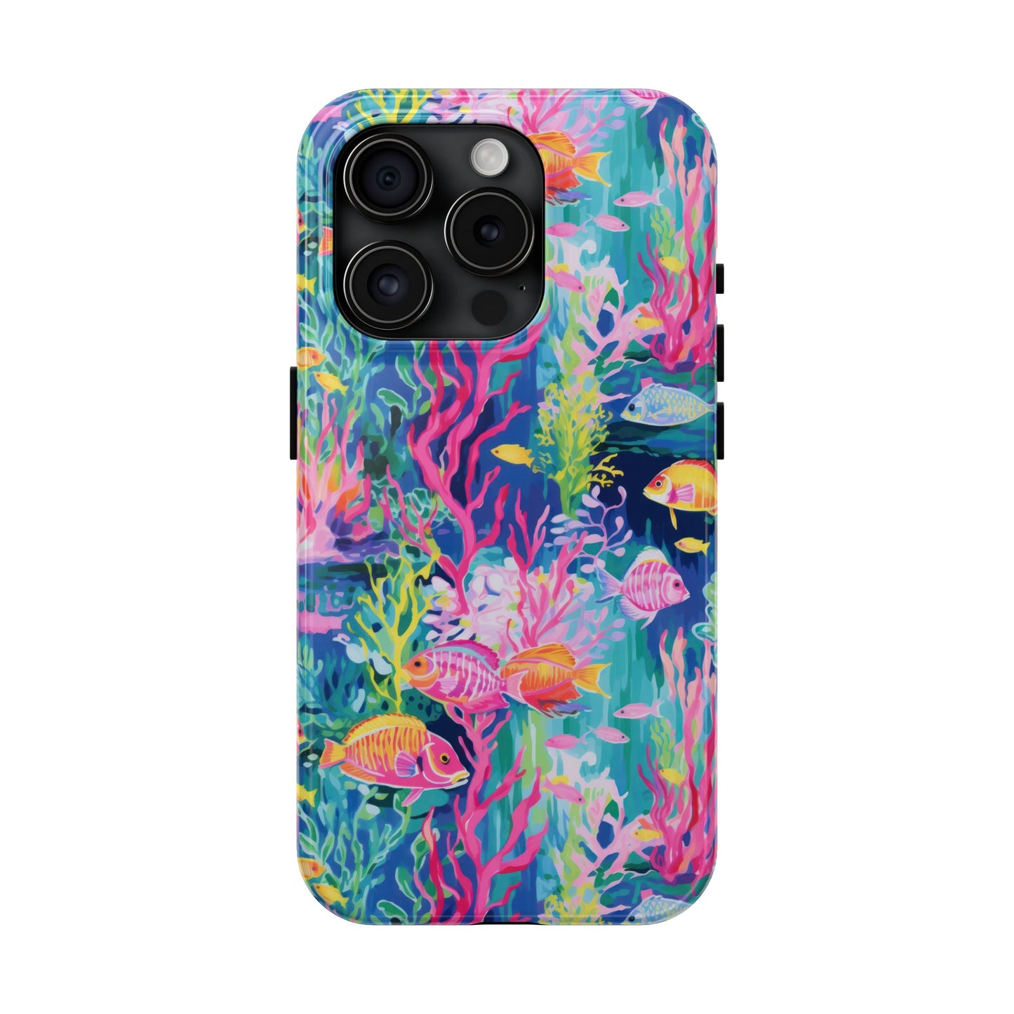 Watercolor Fish Tough Phone Case