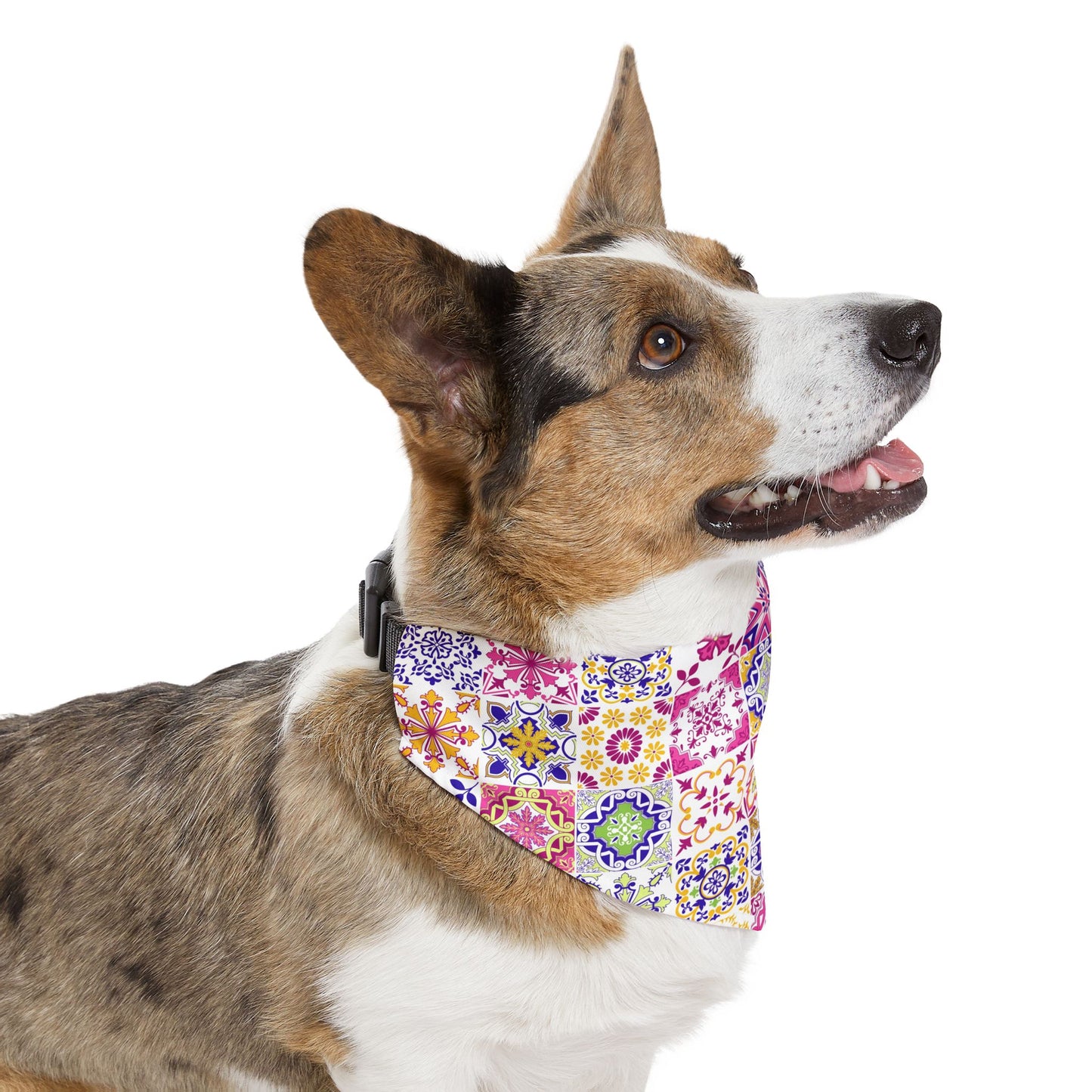 Tiled Pet Bandana Collar