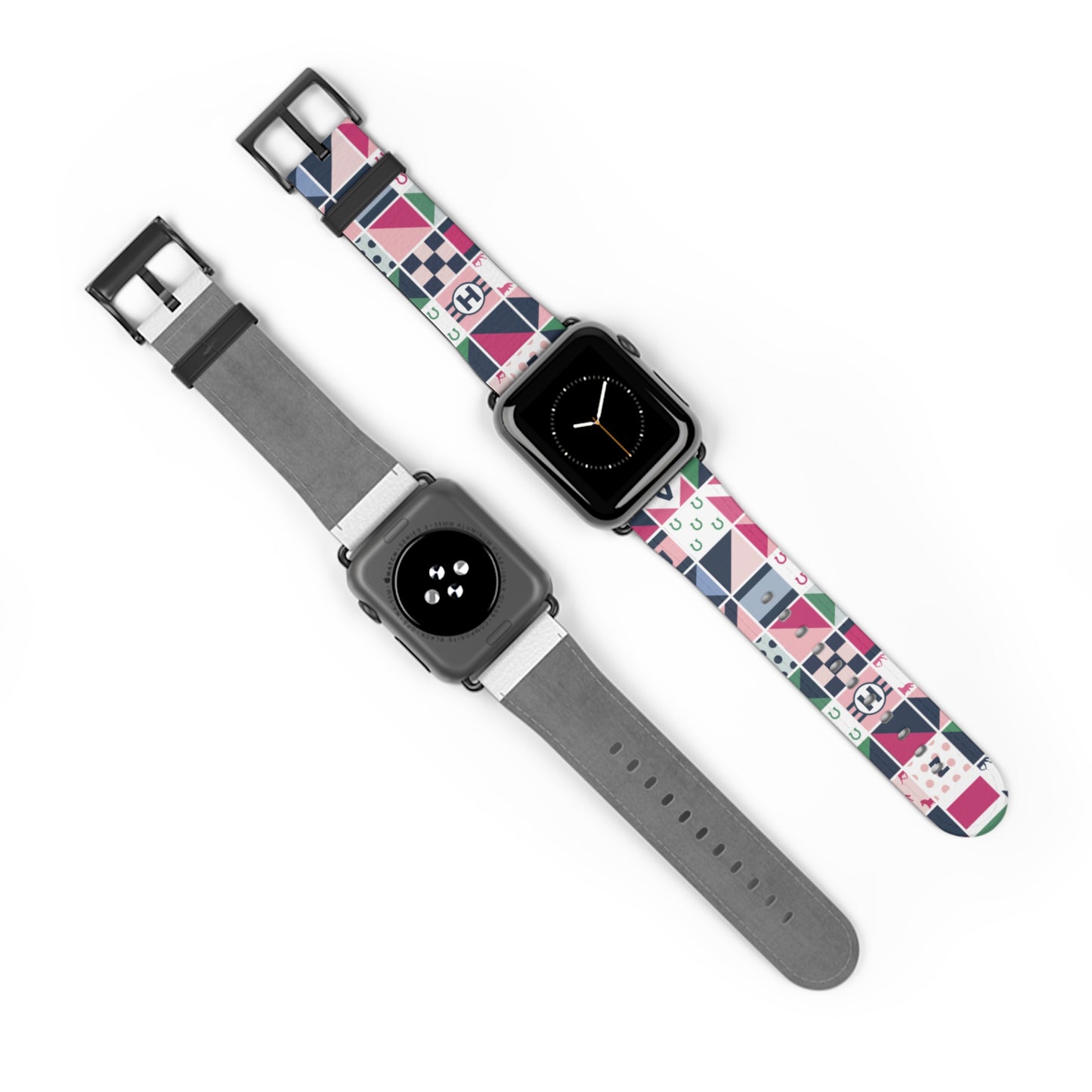 Equestrian Patchwork Watch Band