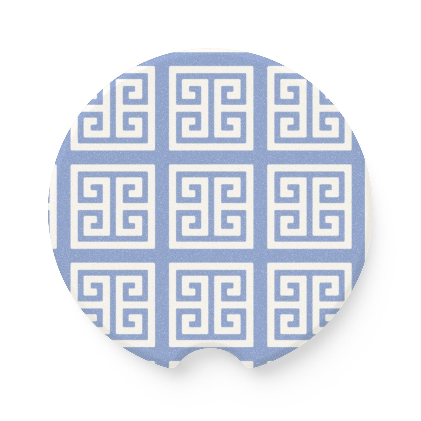 Chinoiserie Blue Soapstone Car Coaster