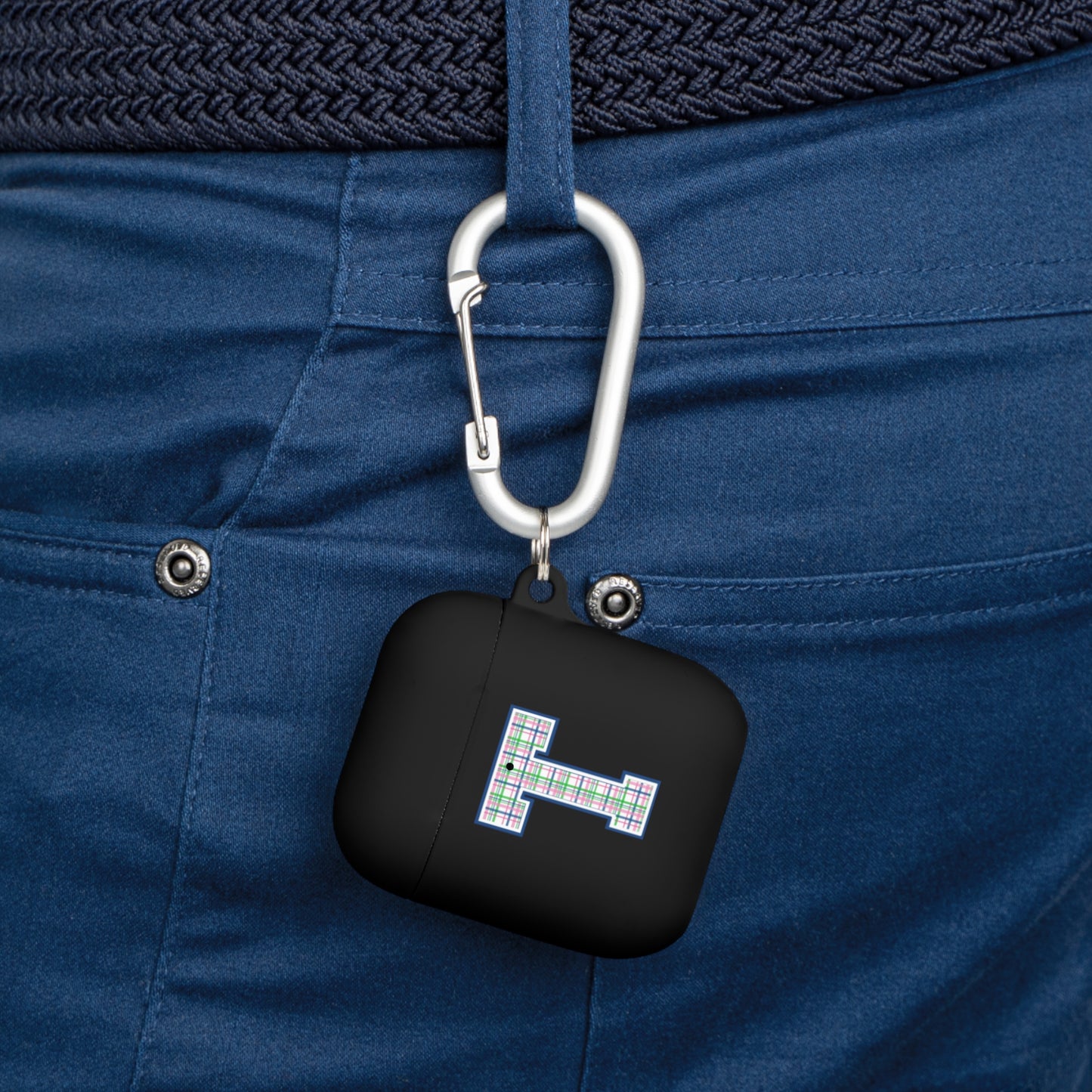Preppy Letter T AirPods Case Cover