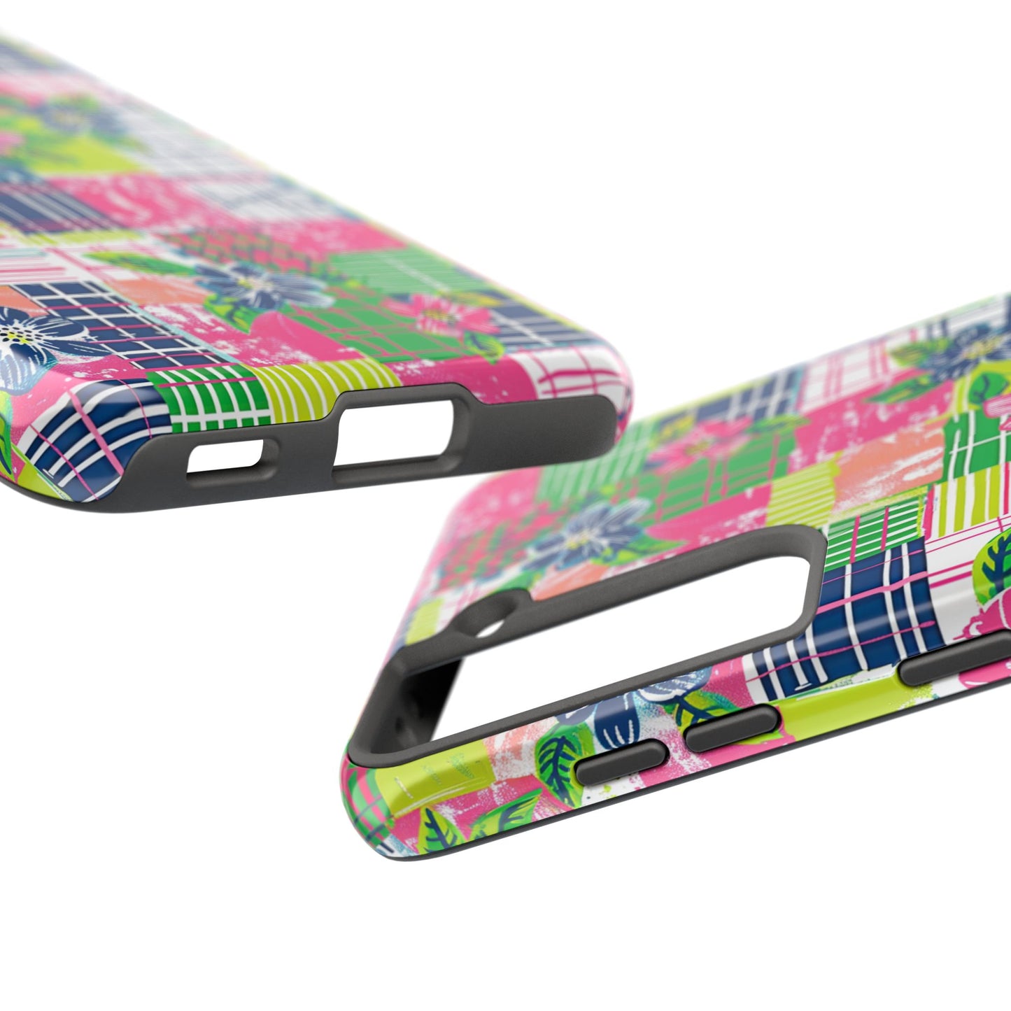 Tropical Madras Tough Phone Case