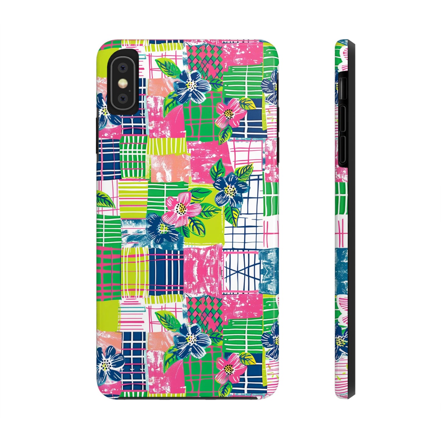 Tropical Madras Tough Phone Case