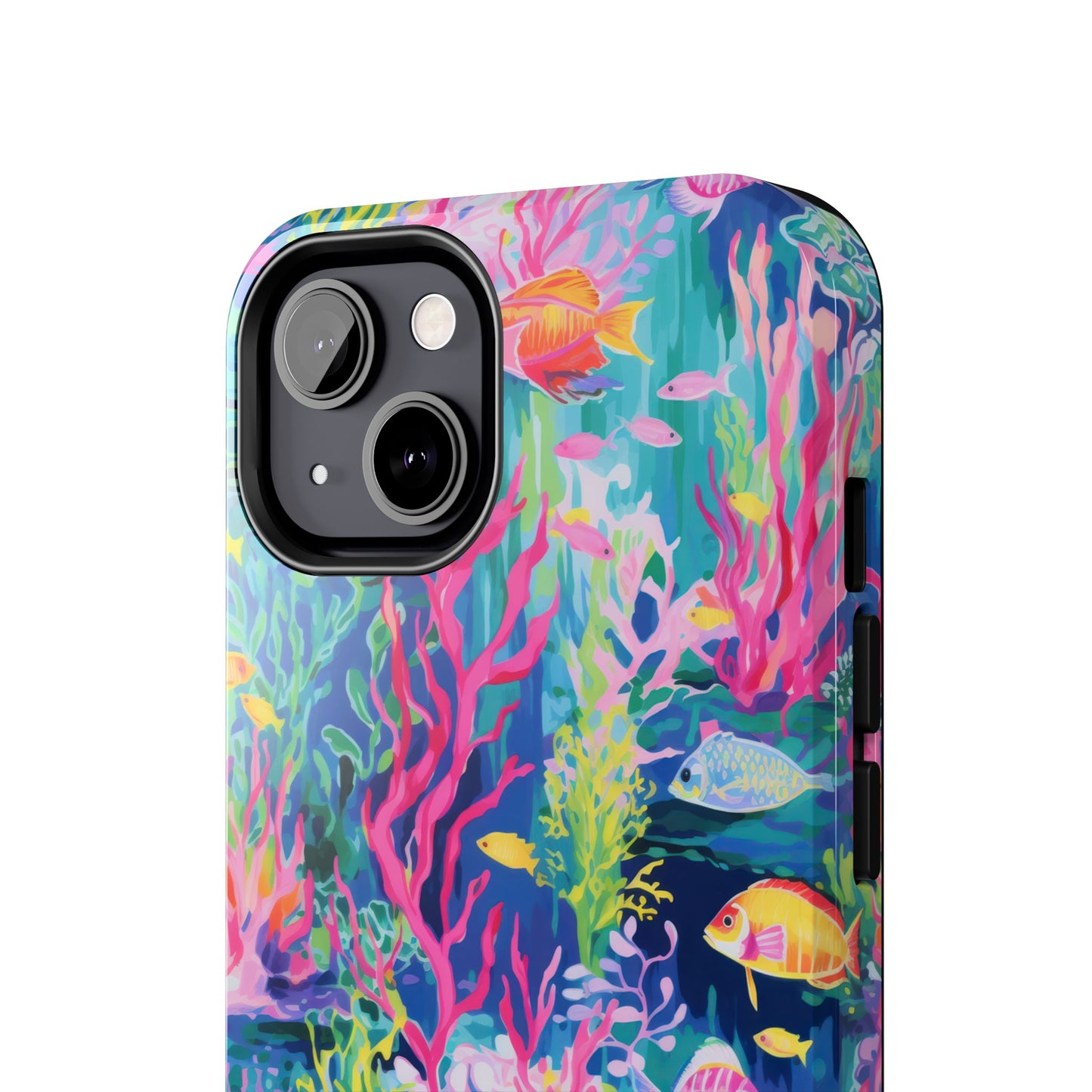 Watercolor Fish Tough Phone Case