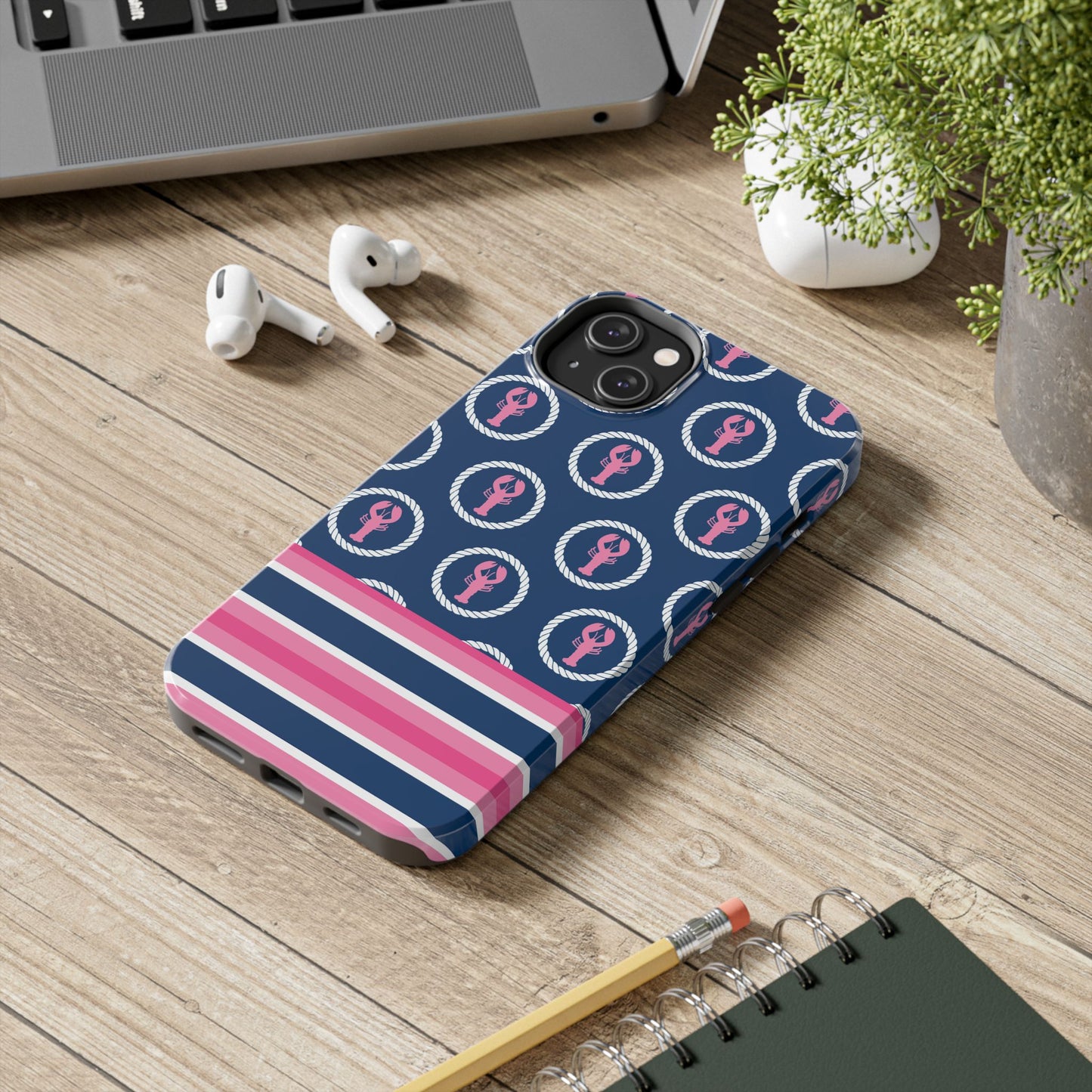 Preppy Lobsters Tough Phone Case