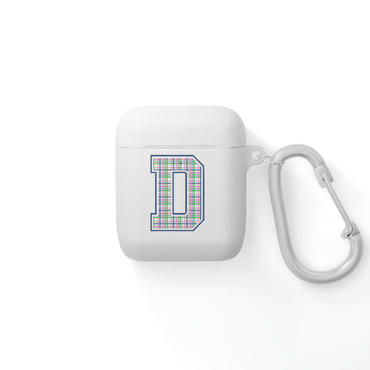 Preppy Letter D AirPods Case Cover
