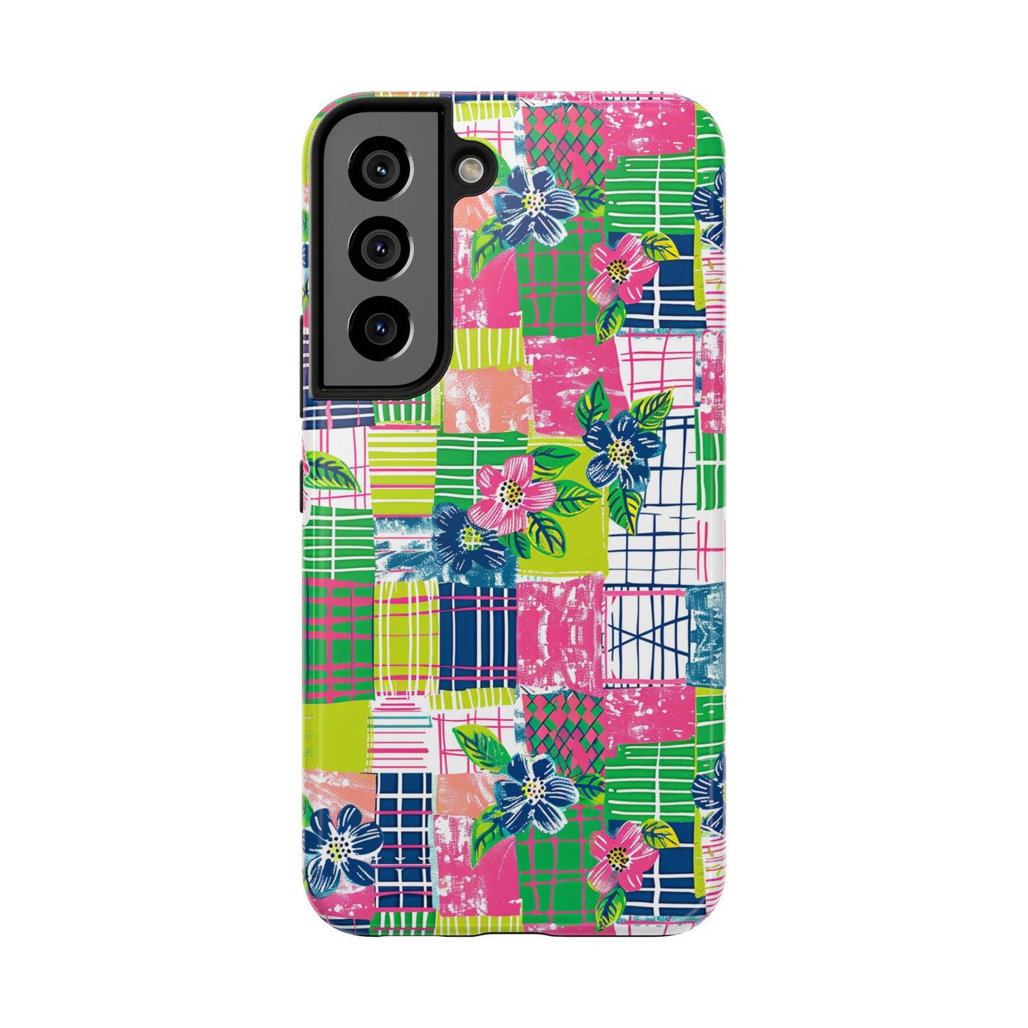Tropical Madras Tough Phone Case